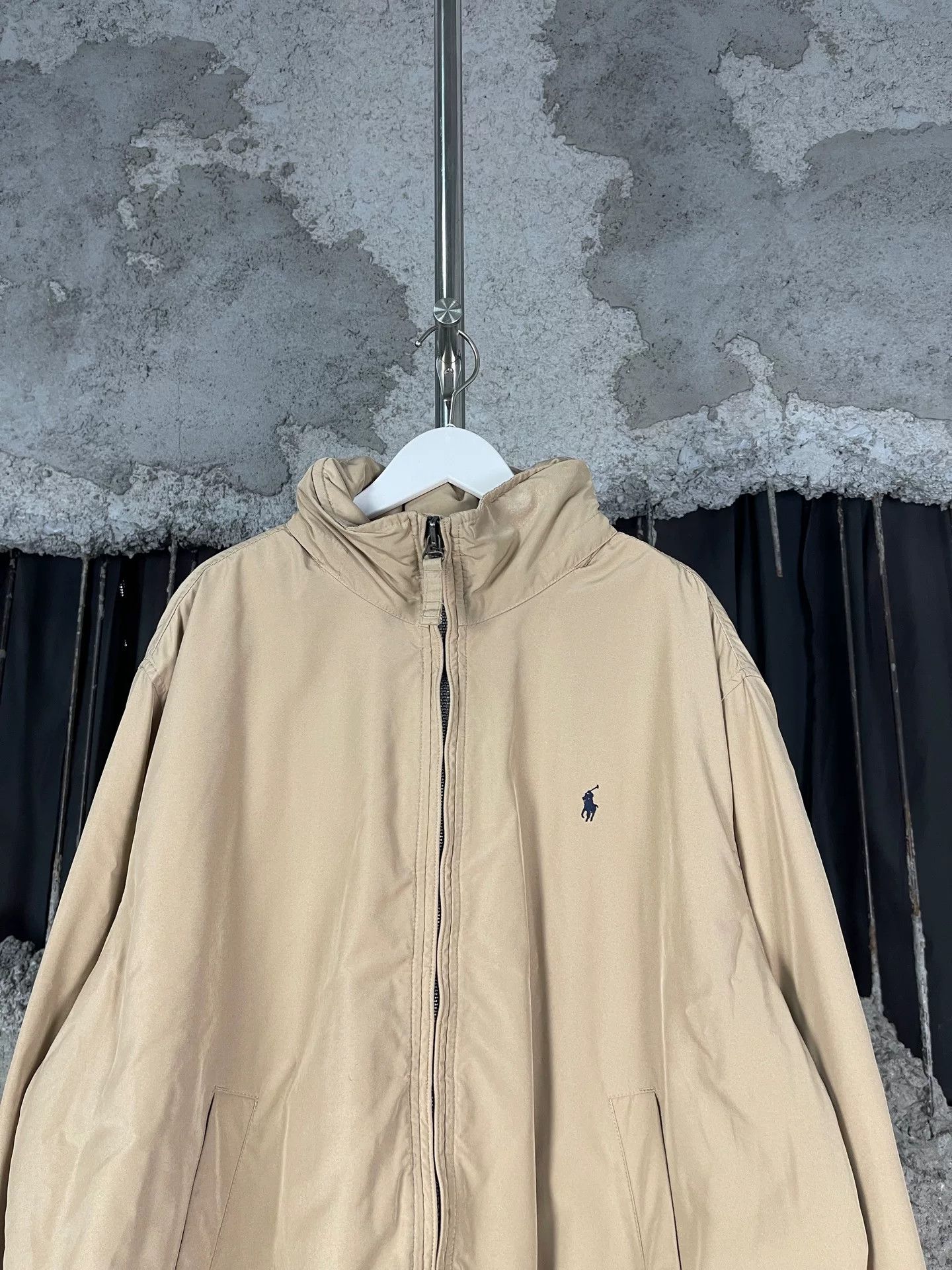 Polo Ralph Lauren Polo Ralph Lauren Beige Zip-Up Light Jacket Size XL Size US XL / EU 56 / 4 - 4 Thumbnail