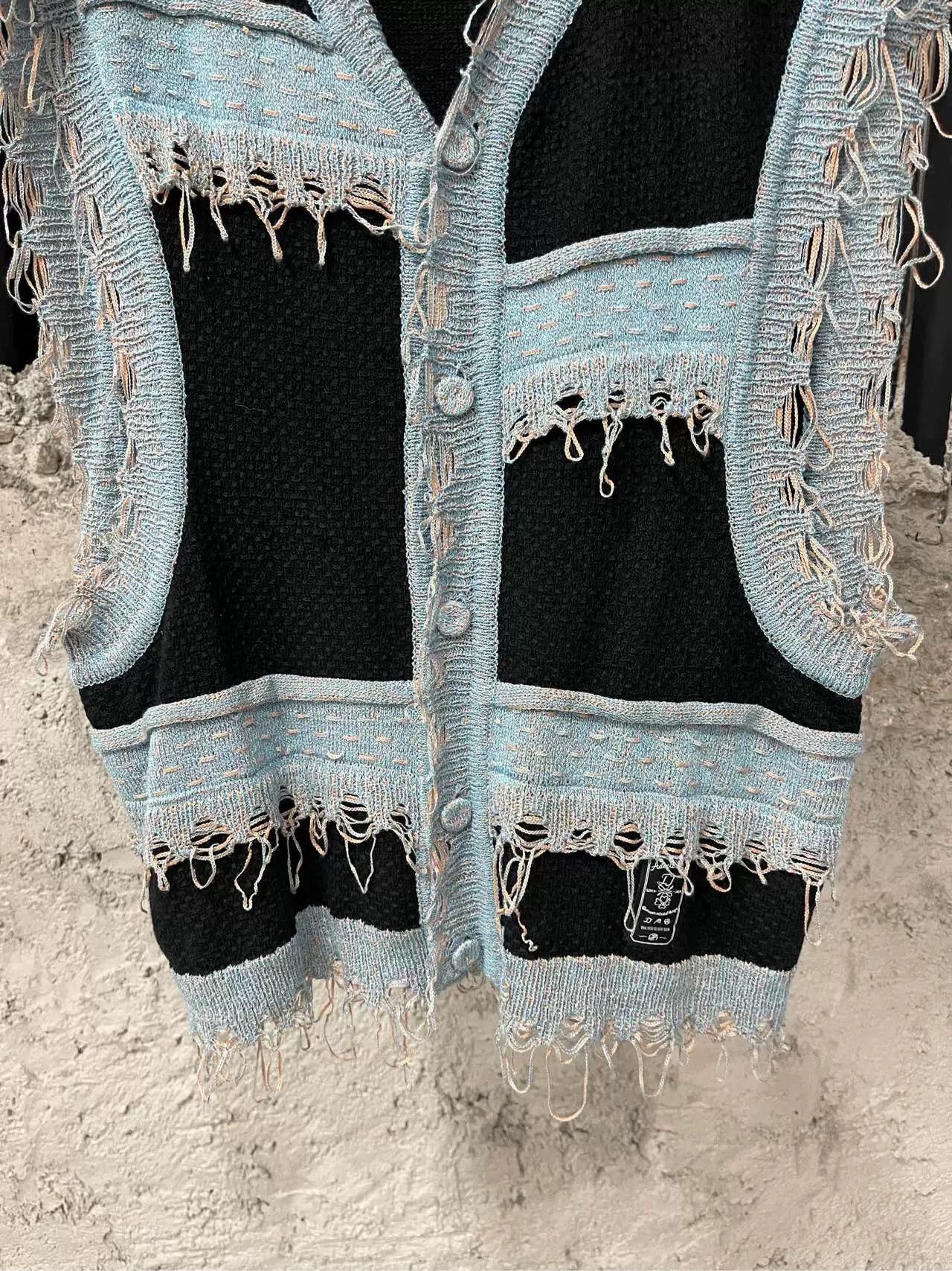 Ader Error Ader Error Distressed Knit Vest Size XS Size US XS / EU 42 / 0 - 5 Thumbnail
