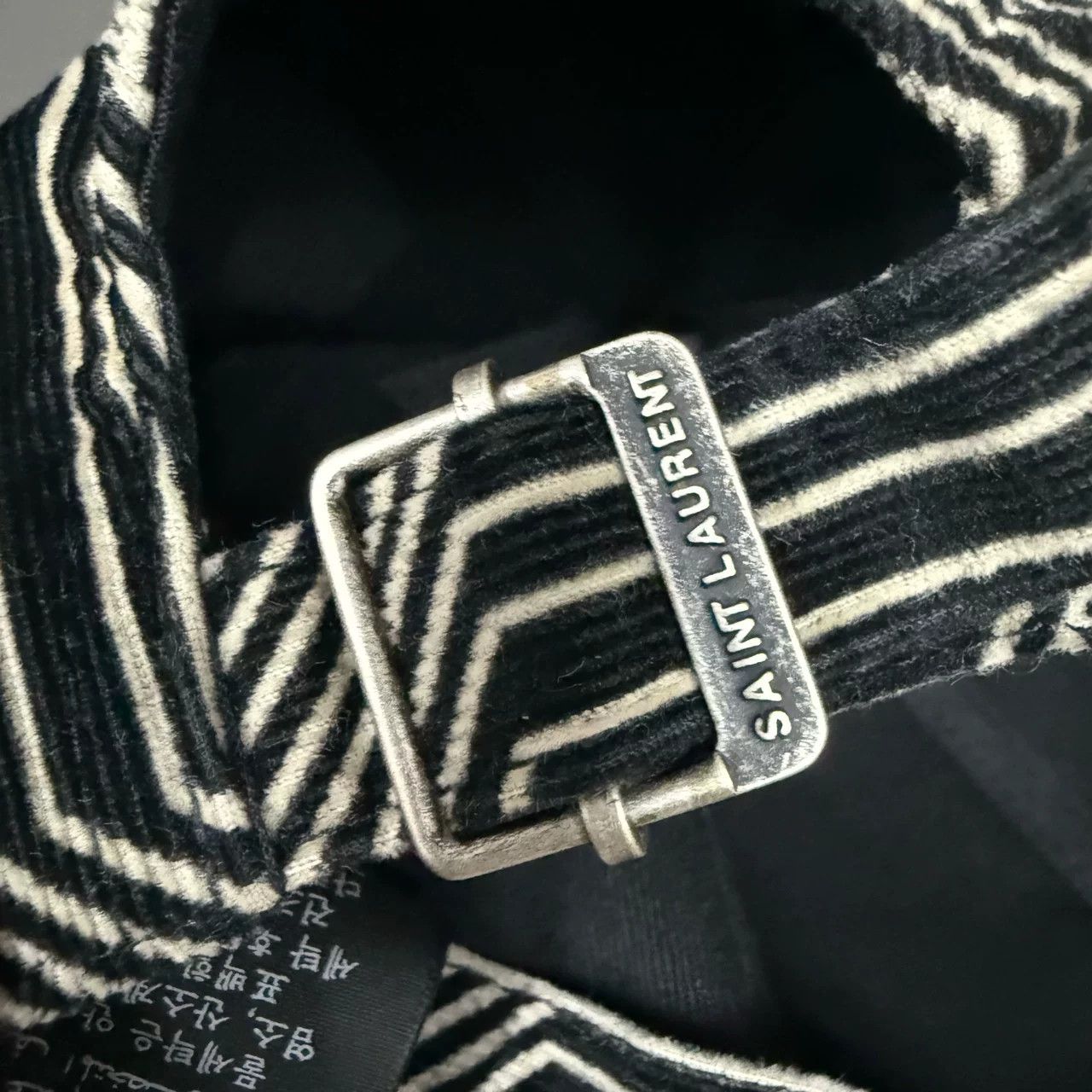 Saint Laurent Paris Saint Laurent Geometric Print Baseball Cap Size ONE SIZE - 7 Thumbnail