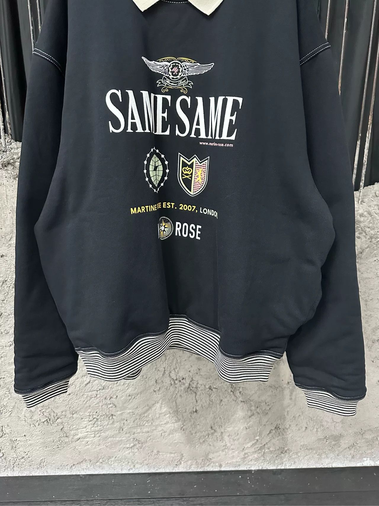 Martine Rose Martine Rose Same Same Polo Sweatshirt Size L Size US L / EU 52-54 / 3 - 5 Thumbnail