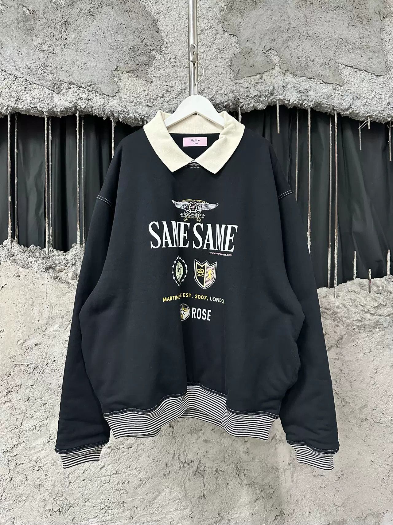 Martine Rose Martine Rose Same Same Polo Sweatshirt Size L Size US L / EU 52-54 / 3 - 2 Thumbnail