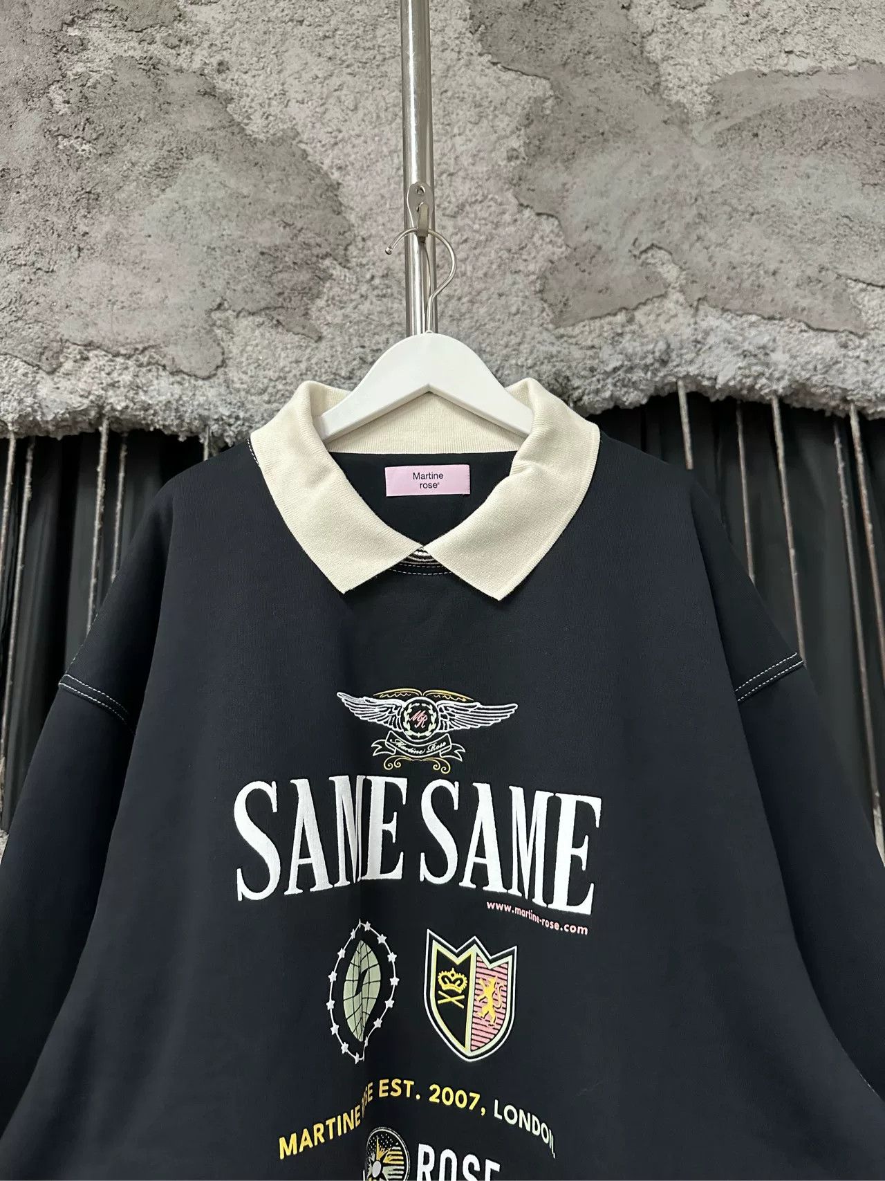 Martine Rose Martine Rose Same Same Polo Sweatshirt Size L Size US L / EU 52-54 / 3 - 4 Thumbnail