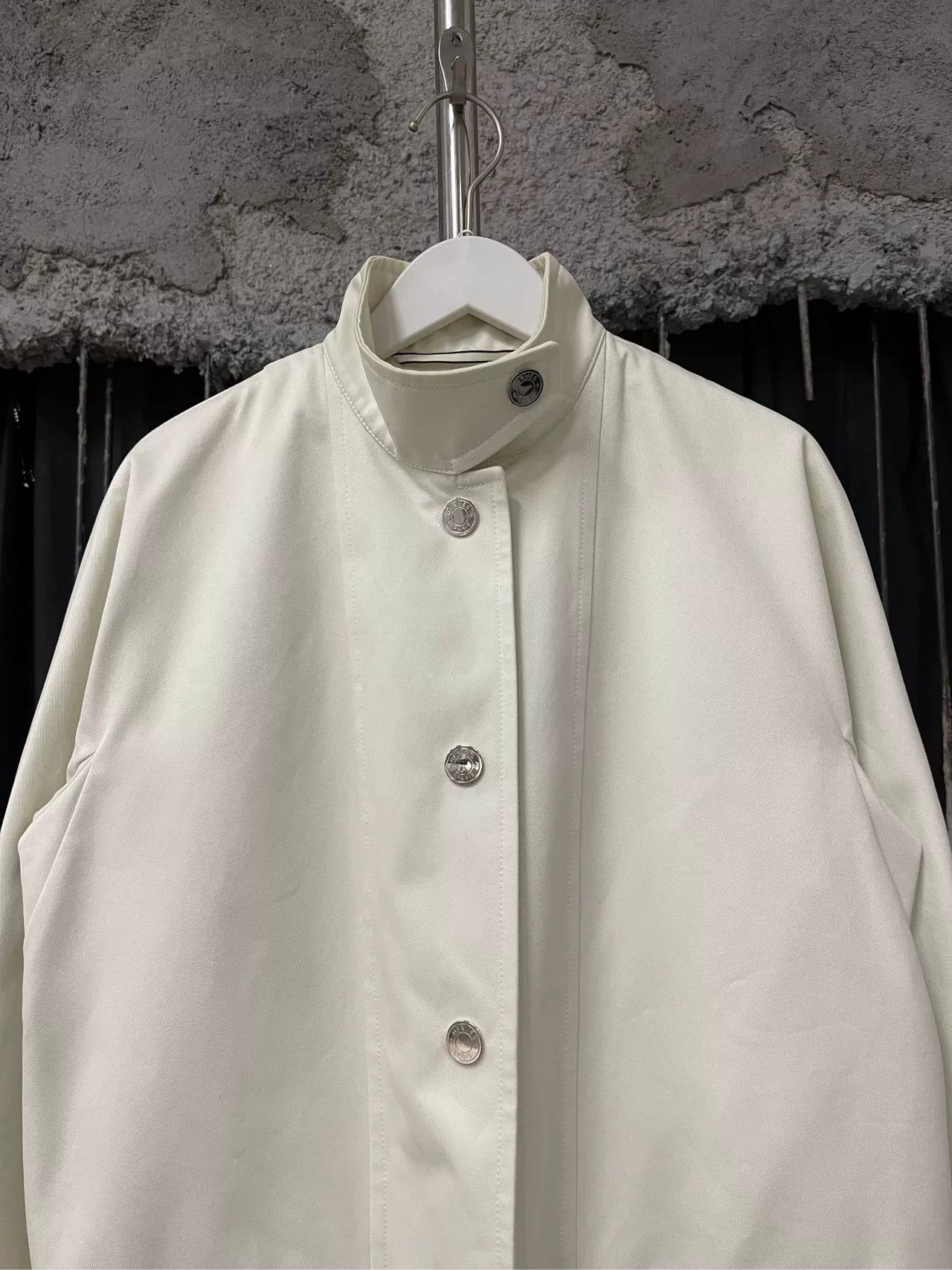 Hermes Hermès Cotton Coat Size 34 Size XS / US 0-2 / IT 36-38 - 4 Thumbnail
