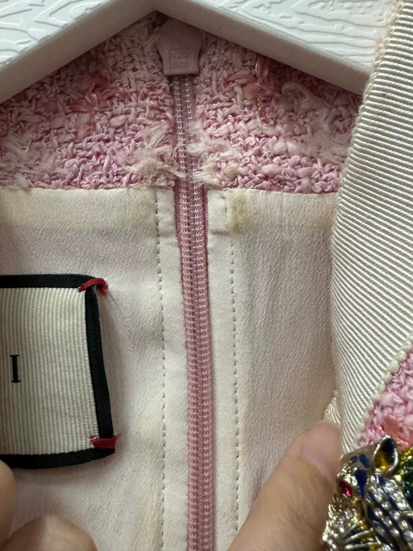 Gucci Gucci Pink Tweed Sleeveless Dress Size IT 36 Size XS / US 0-2 / IT 36-38 - 7 Thumbnail