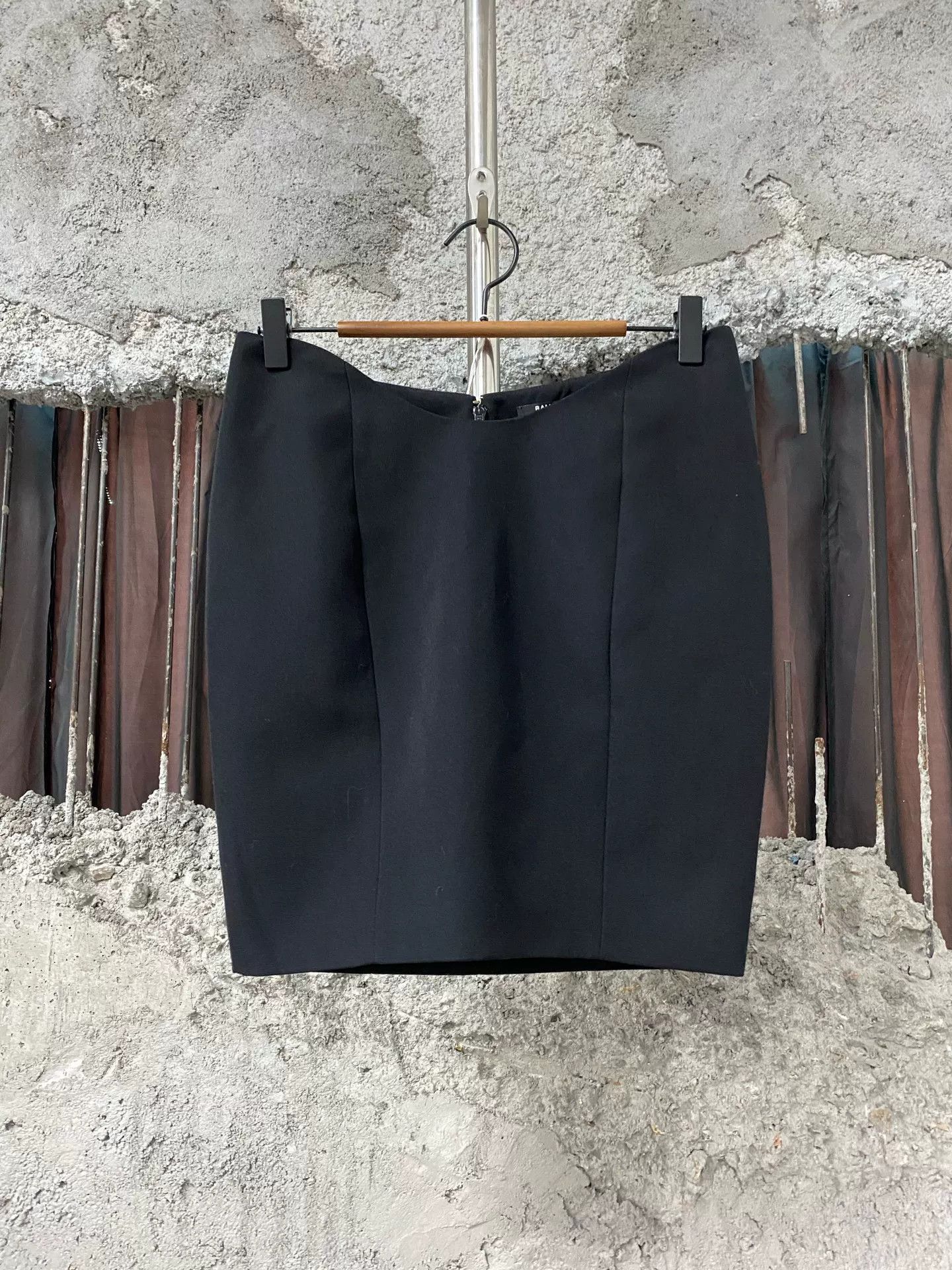 Balmain Balmain Black Mini Skirt Size 36 Size 26" / US 2 / IT 38 - 2 Thumbnail