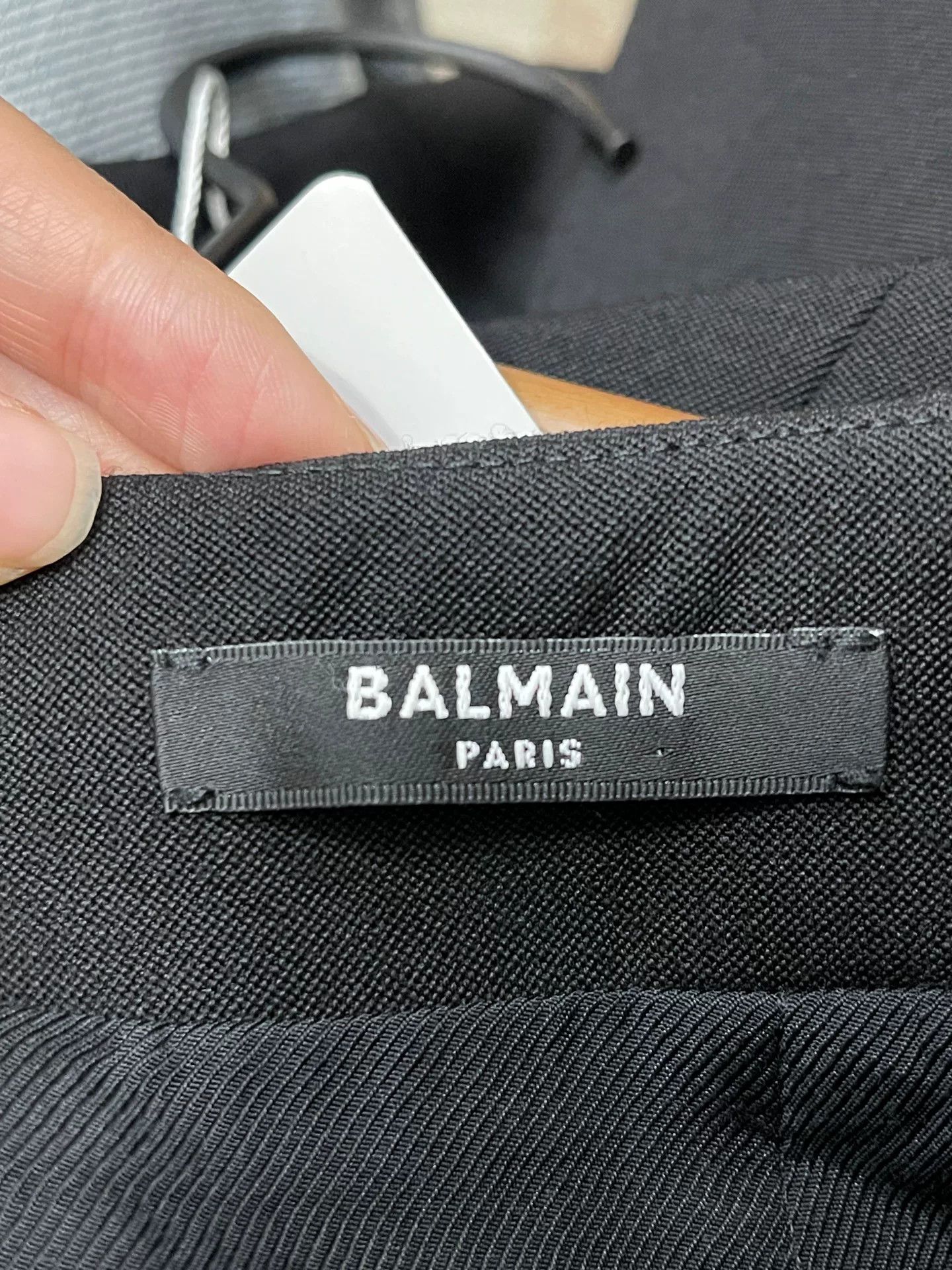 Balmain Balmain Black Mini Skirt Size 36 Size 26" / US 2 / IT 38 - 6 Thumbnail