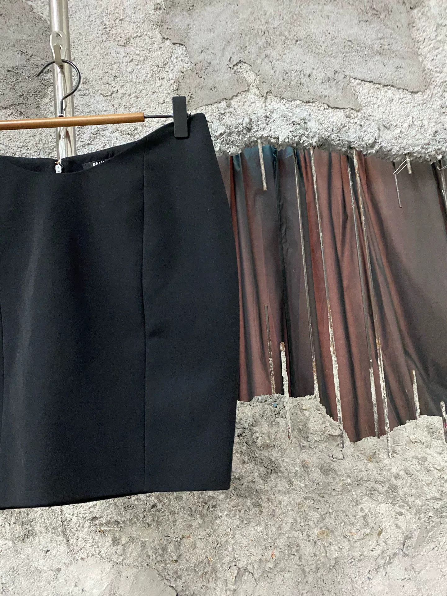 Balmain Balmain Black Mini Skirt Size 36 Size 26" / US 2 / IT 38 - 5 Thumbnail