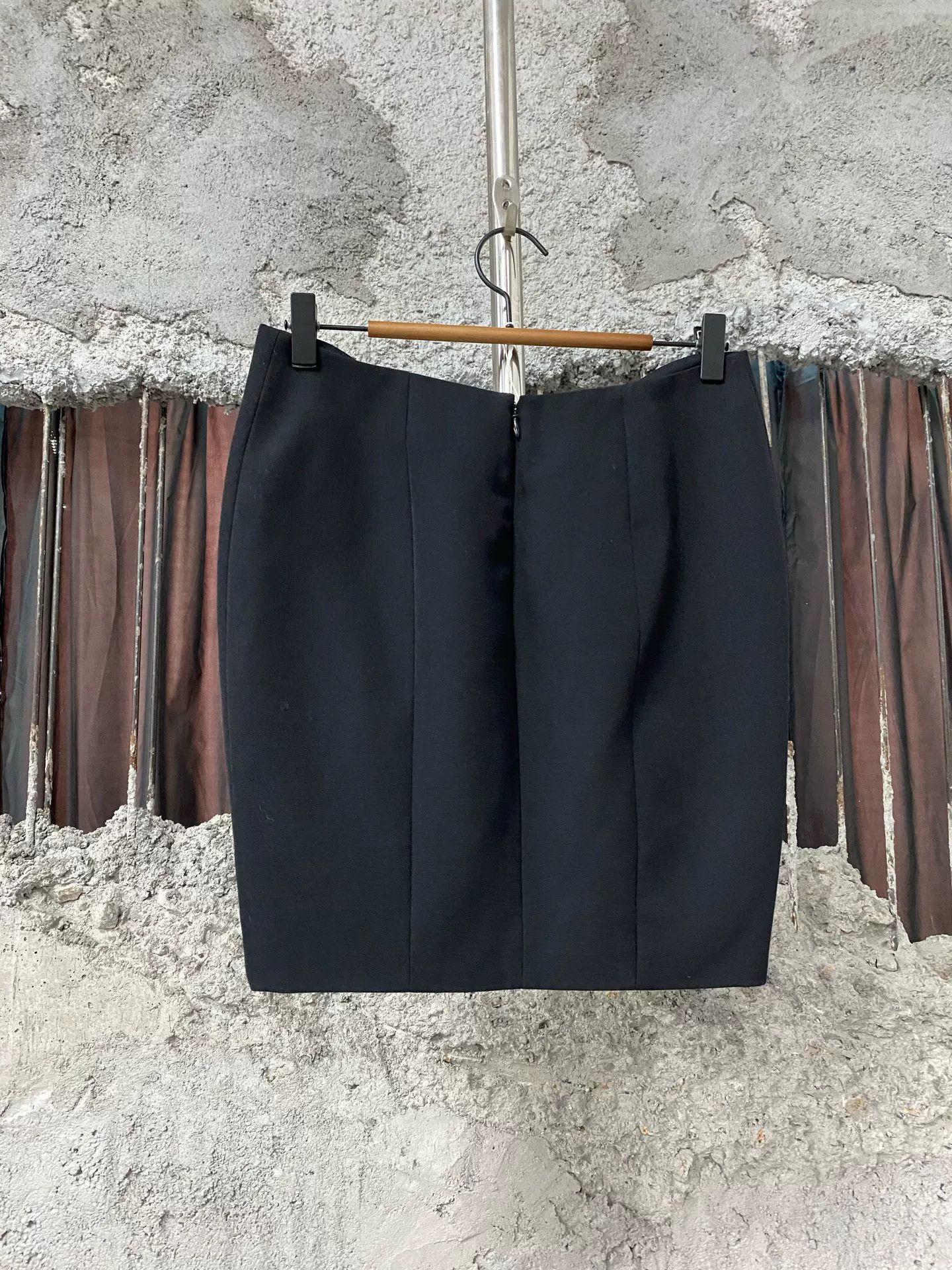 Balmain Balmain Black Mini Skirt Size 36 Size 26" / US 2 / IT 38 - 3 Thumbnail