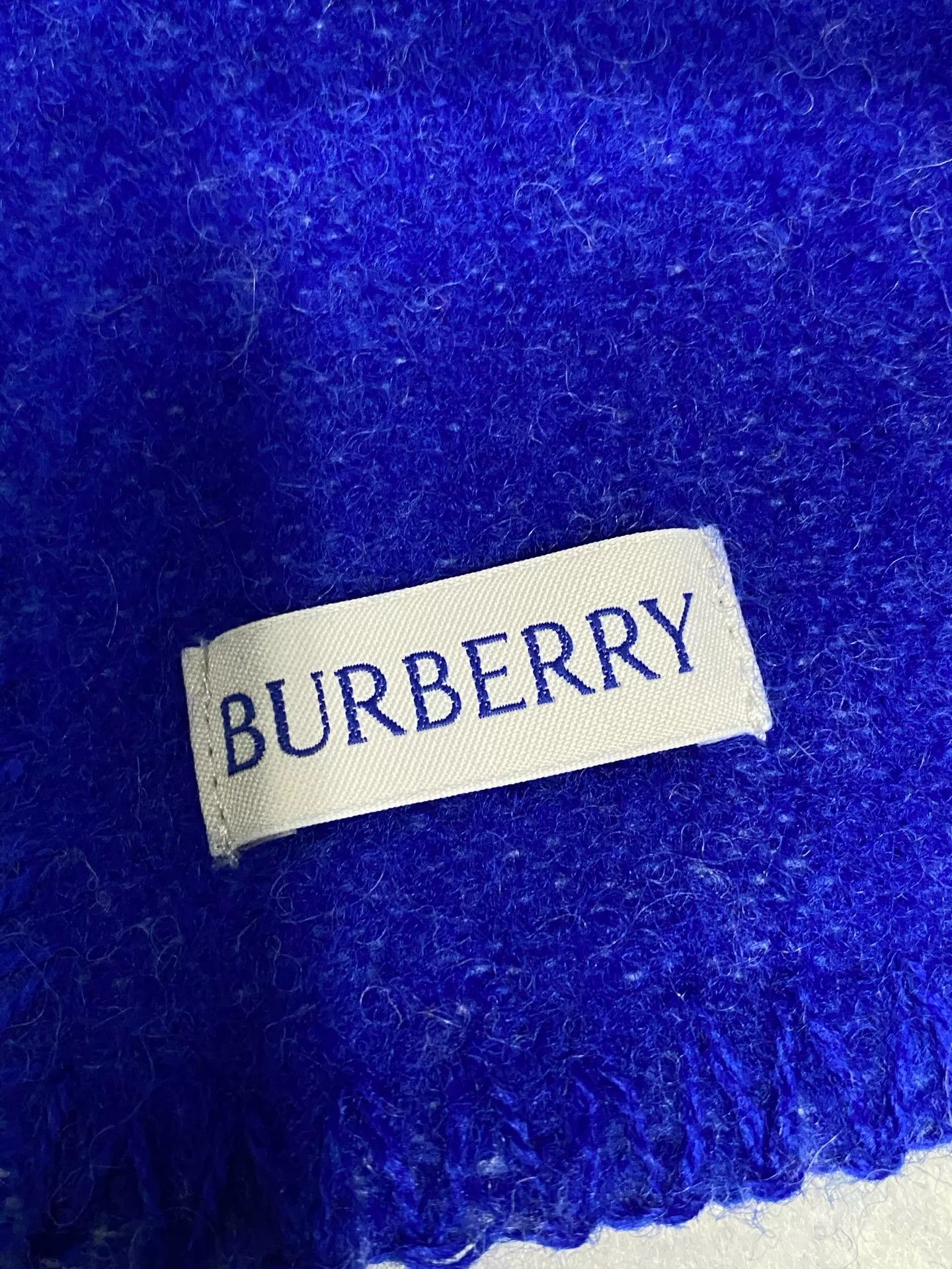 Burberry Burberry Wool Logo Blanket One Size Size ONE SIZE - 7 Thumbnail