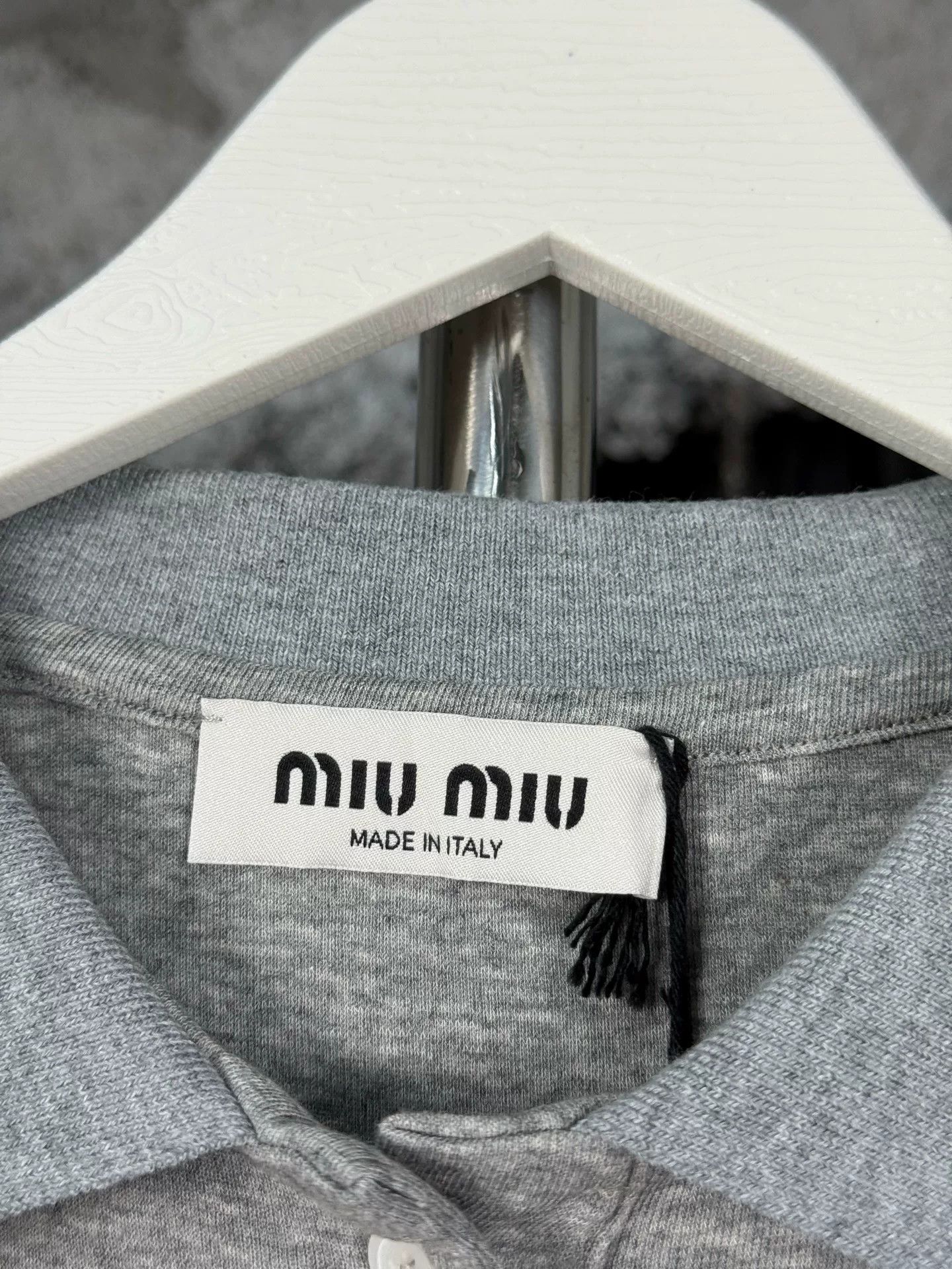 Miu Miu Miu Miu Logo Long Sleeve Polo Size M Size M / US 6-8 / IT 42-44 - 6 Thumbnail