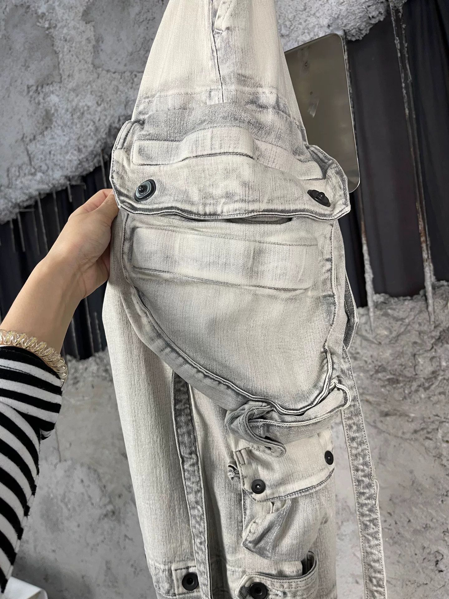 Julius Julius_7 Distressed Cargo Pants Size 32 Size US 32 / EU 48 - 6 Thumbnail