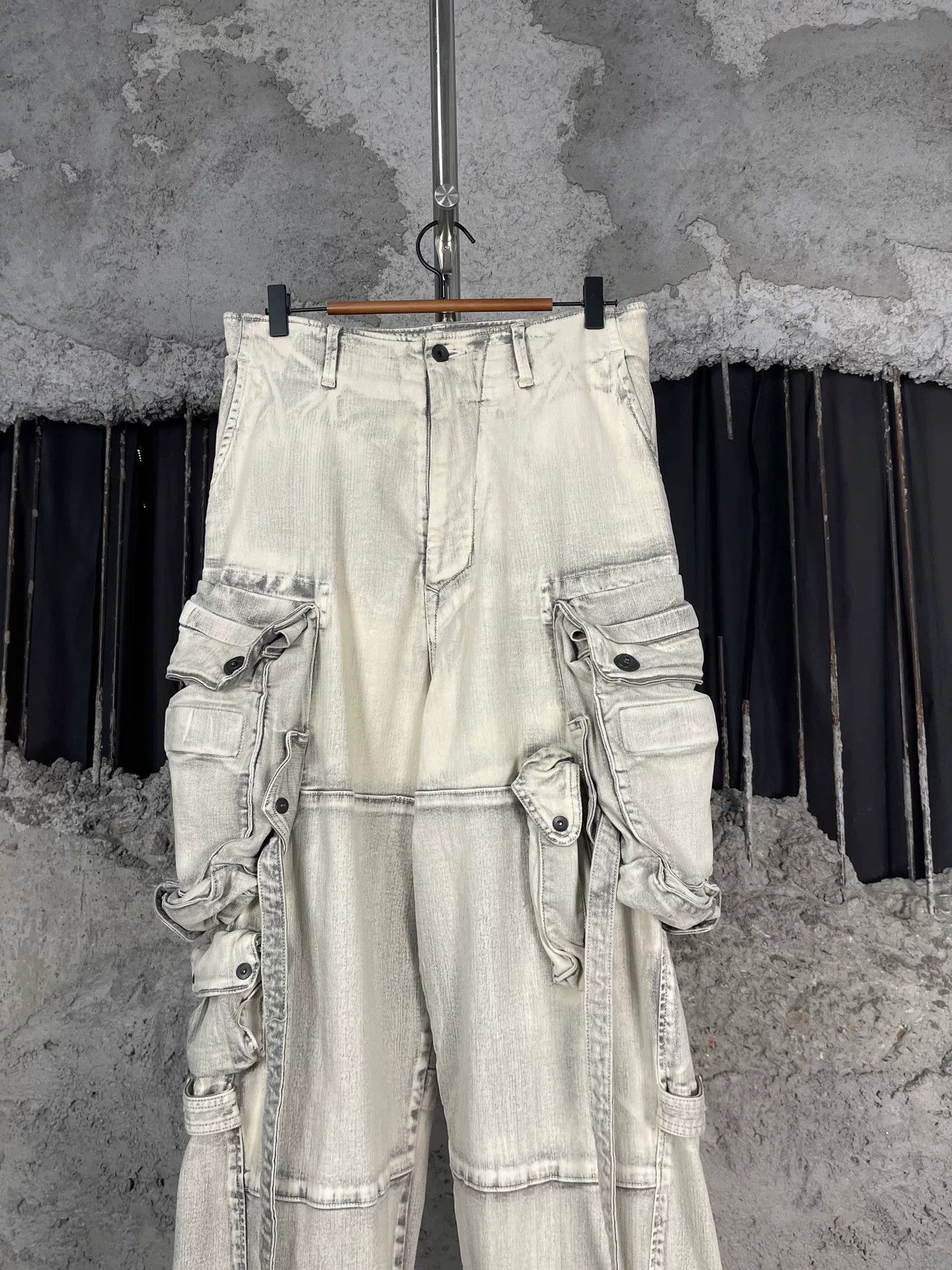 Julius Julius_7 Distressed Cargo Pants Size 32 Size US 32 / EU 48 - 4 Thumbnail