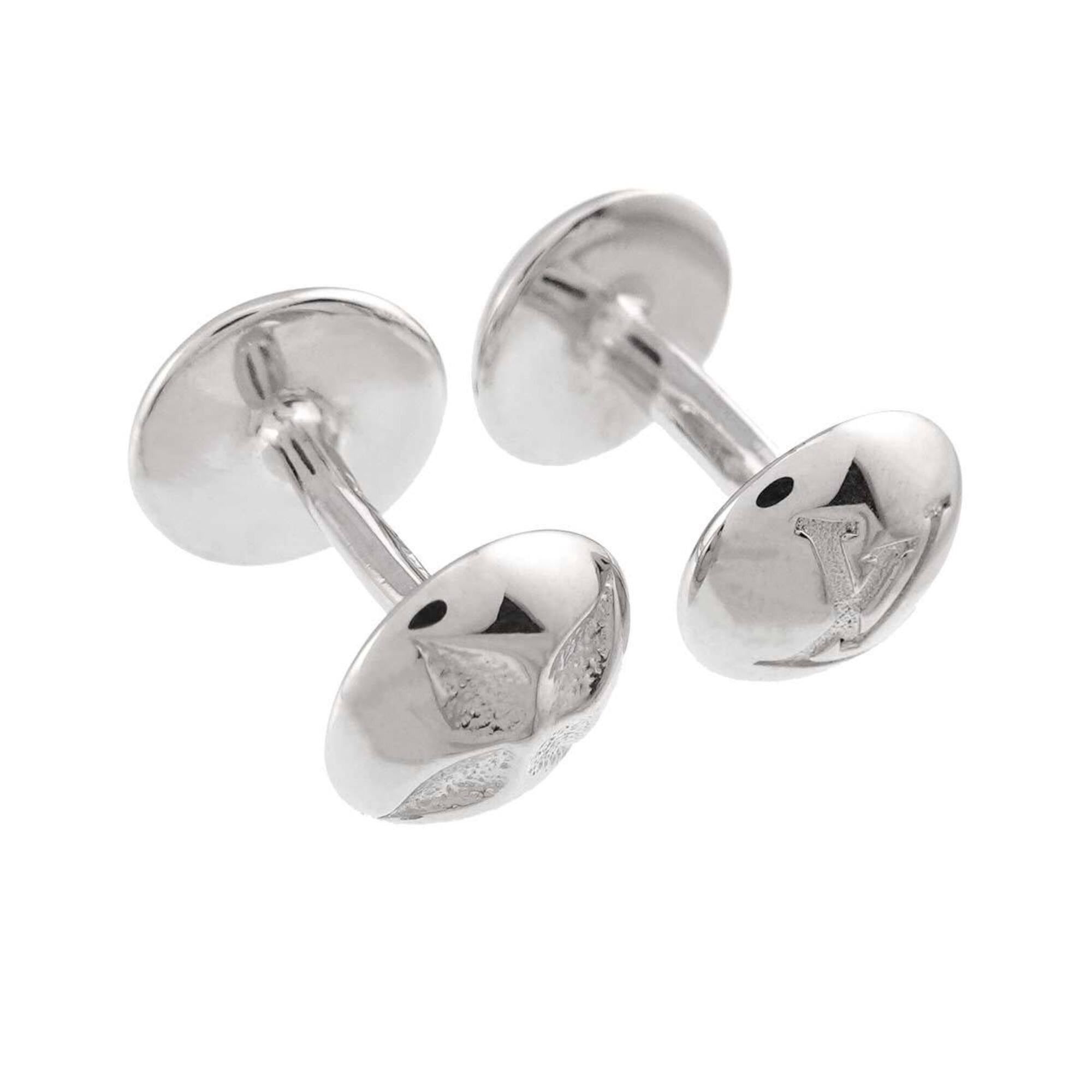 Louis Vuitton Louis Vuitton Bouton de Manchette Motif Cufflinks, SV 925 Sterling Silver (LV Cufflinks) Size ONE SIZE - 2 Thumbnail