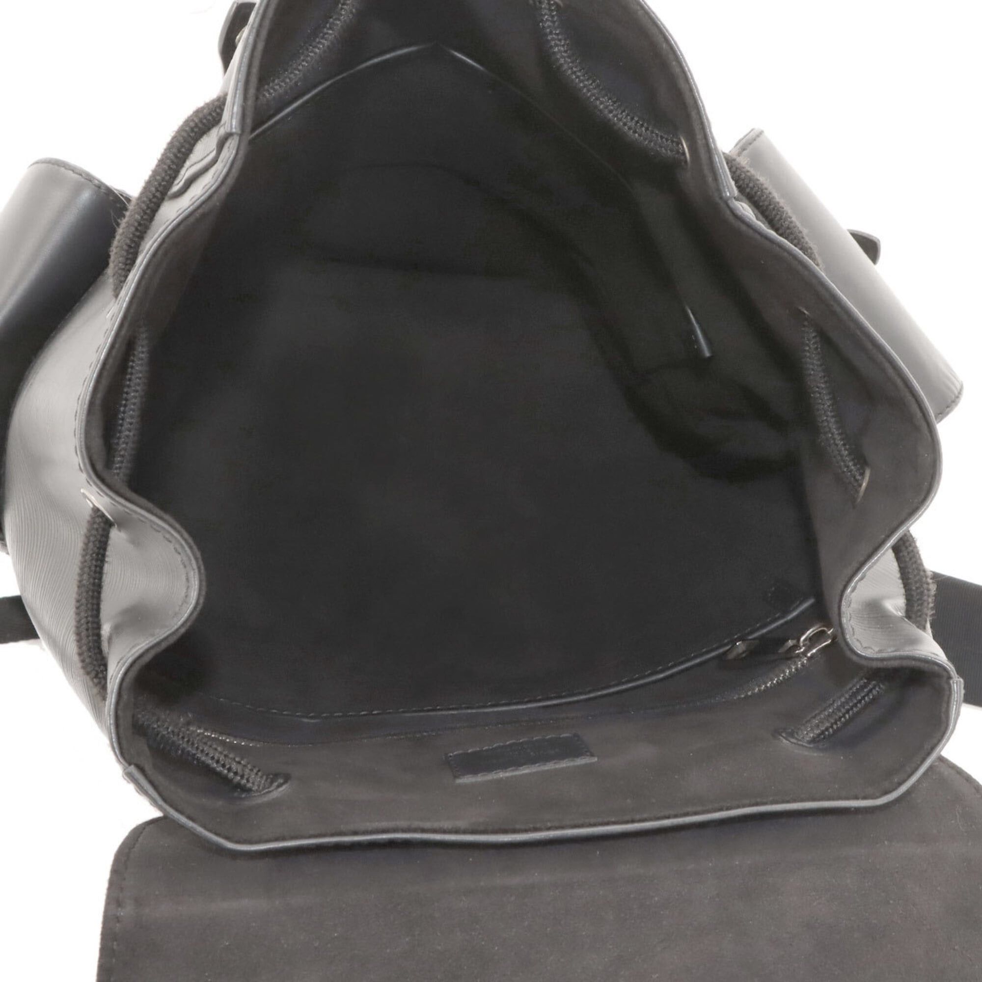 Louis Vuitton Louis Vuitton Epi Christopher PM Backpack, Leather, Noir (M50158) Size ONE SIZE - 6 Thumbnail