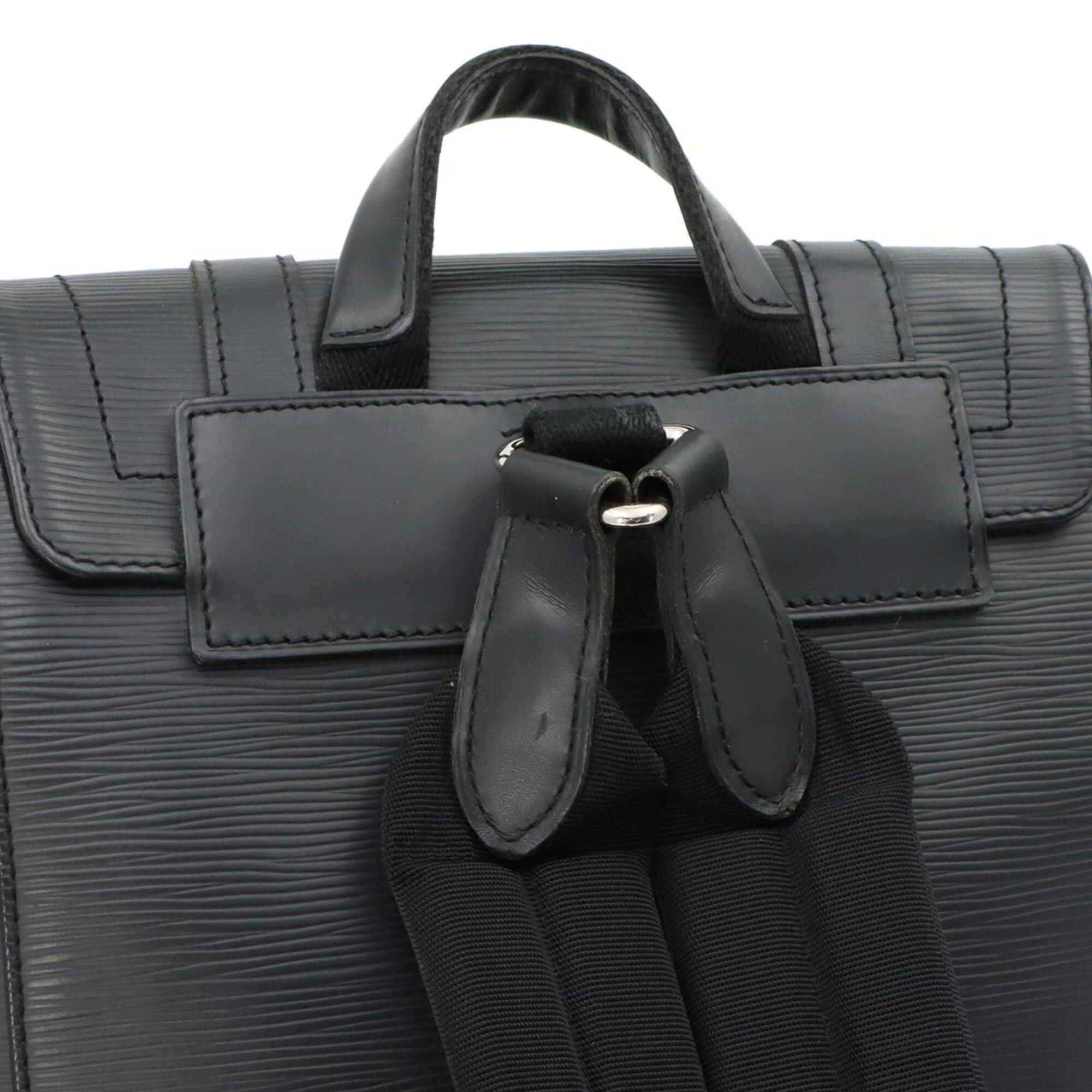 Louis Vuitton Louis Vuitton Epi Christopher PM Backpack, Leather, Noir (M50158) Size ONE SIZE - 5 Thumbnail