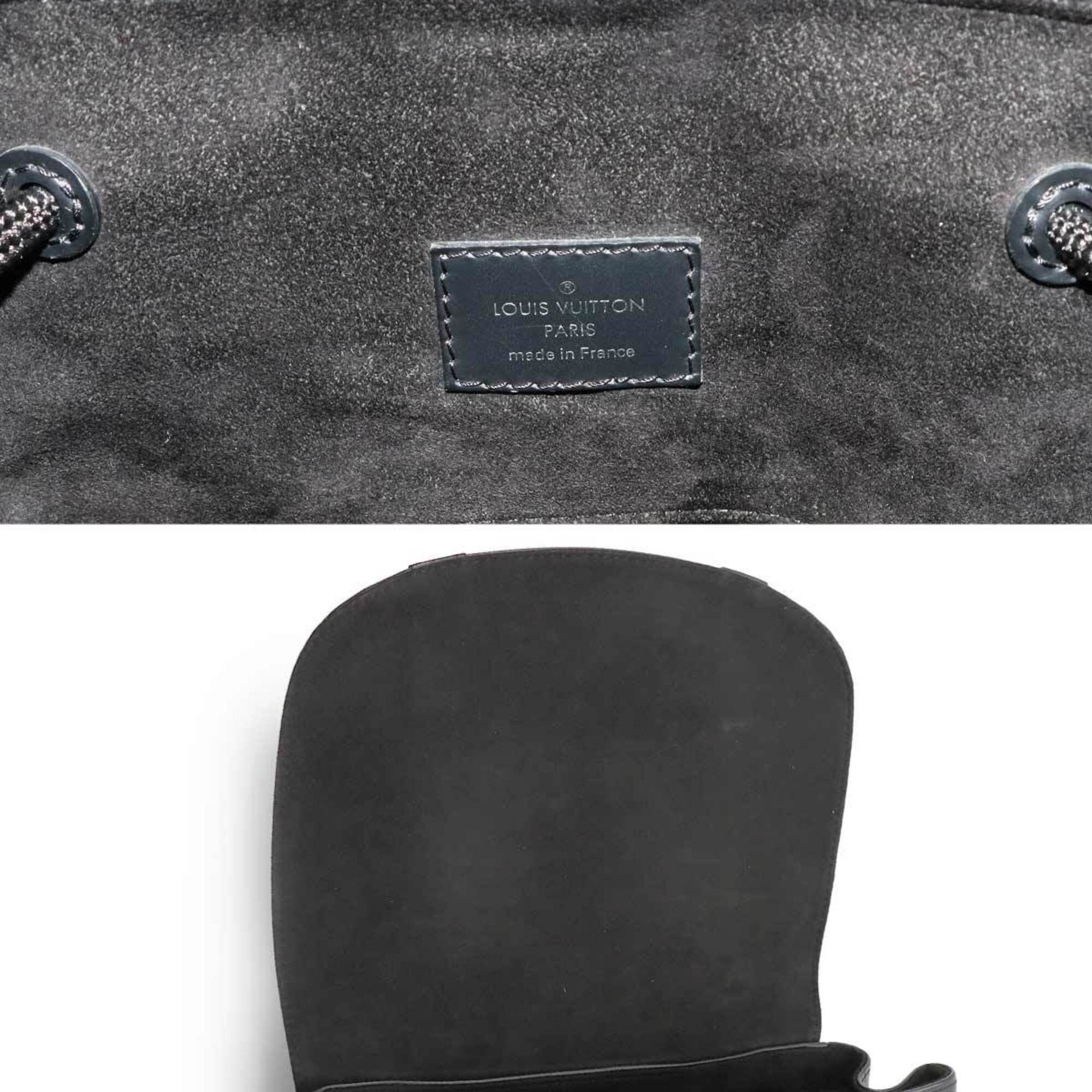 Louis Vuitton Louis Vuitton Epi Christopher PM Backpack, Leather, Noir (M50158) Size ONE SIZE - 7 Thumbnail