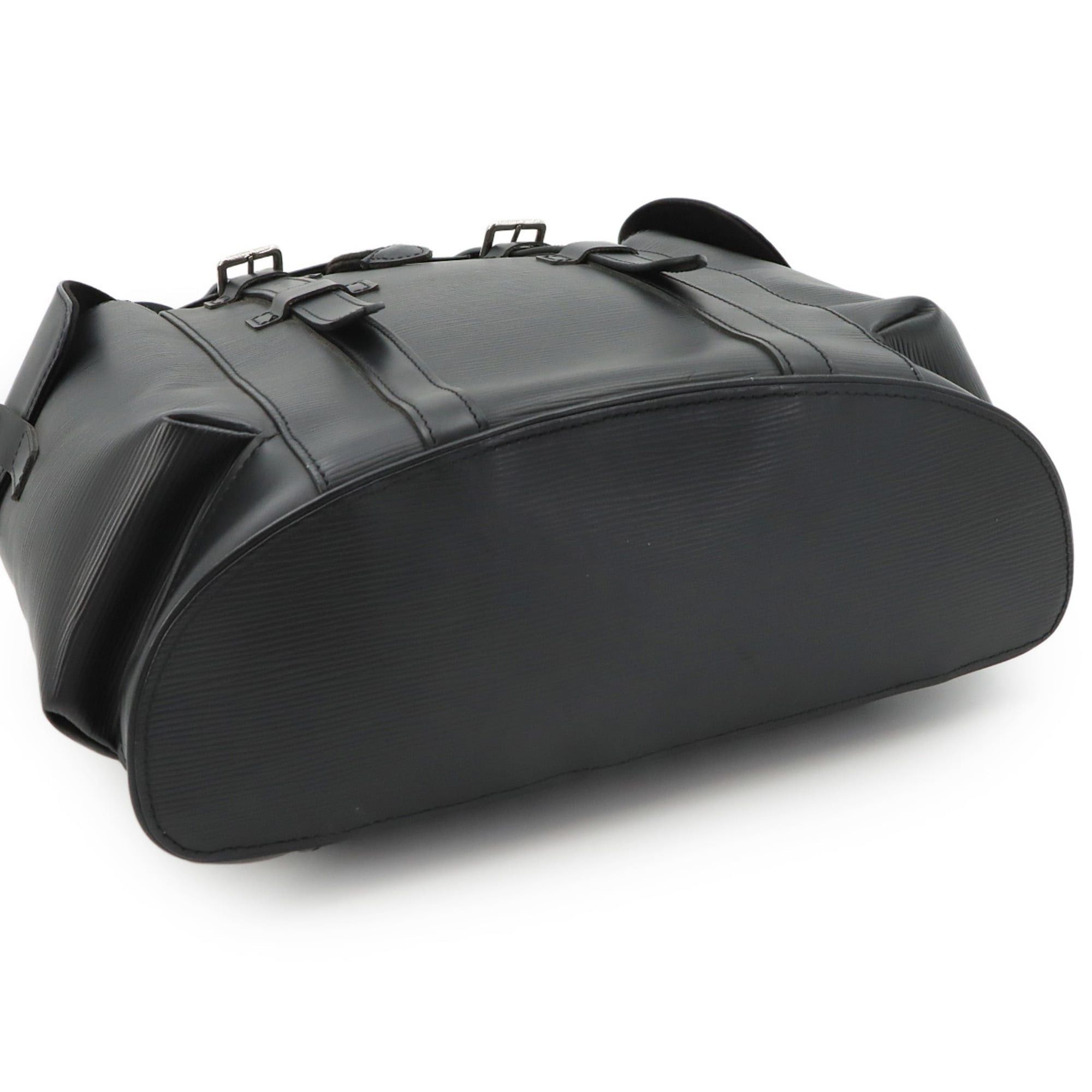 Louis Vuitton Louis Vuitton Epi Christopher PM Backpack, Leather, Noir (M50158) Size ONE SIZE - 4 Thumbnail