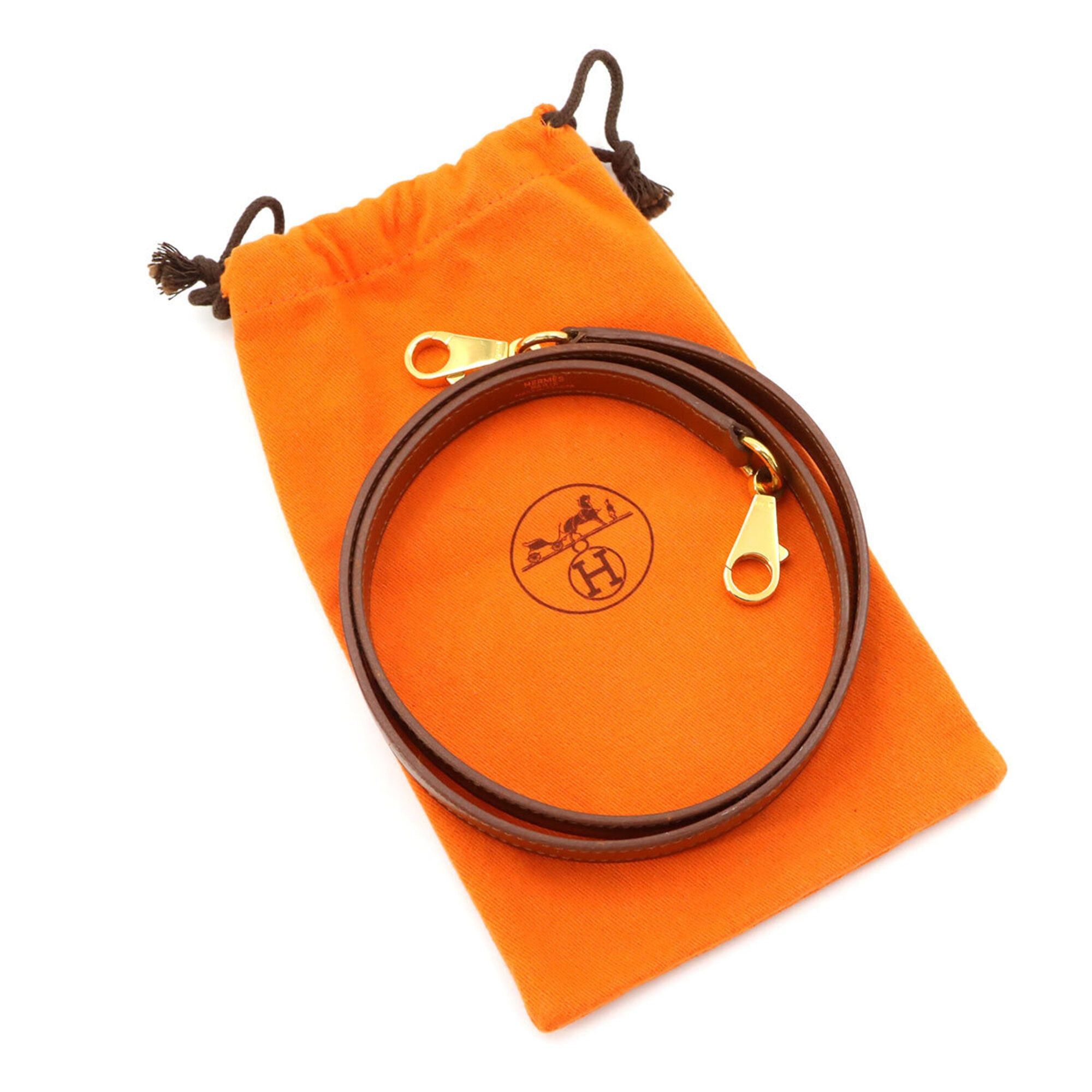 Hermes Hermes Kelly Bolide Shoulder Strap, Box Calf Leather, Brown Size ONE SIZE - 2 Thumbnail