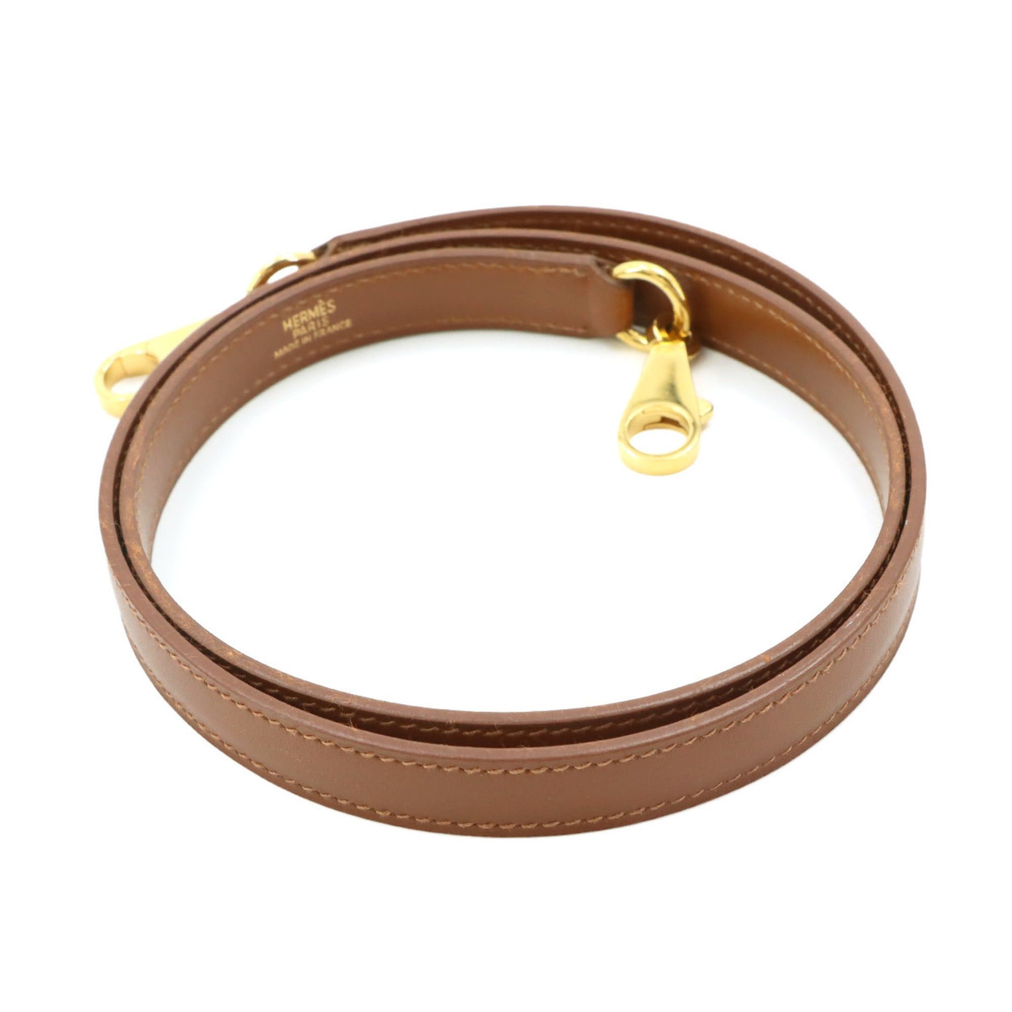 Hermes Hermes Kelly Bolide Shoulder Strap, Box Calf Leather, Brown Size ONE SIZE - 3 Thumbnail