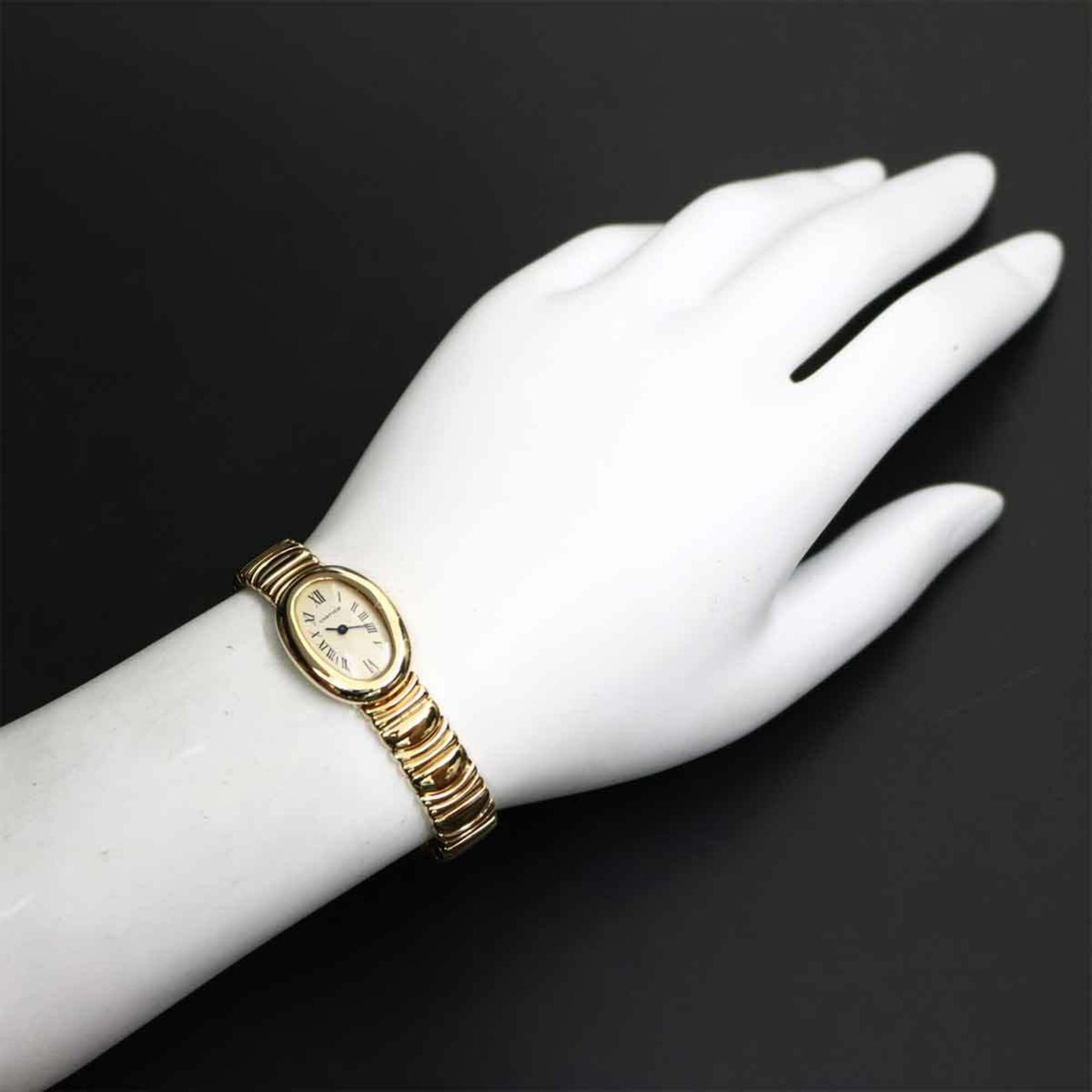 Cartier Cartier Mini Baignoire W15109D8 Women's Watch, Ivory, 18K Yellow Gold, Quartz Watch Size ONE SIZE - 5 Thumbnail