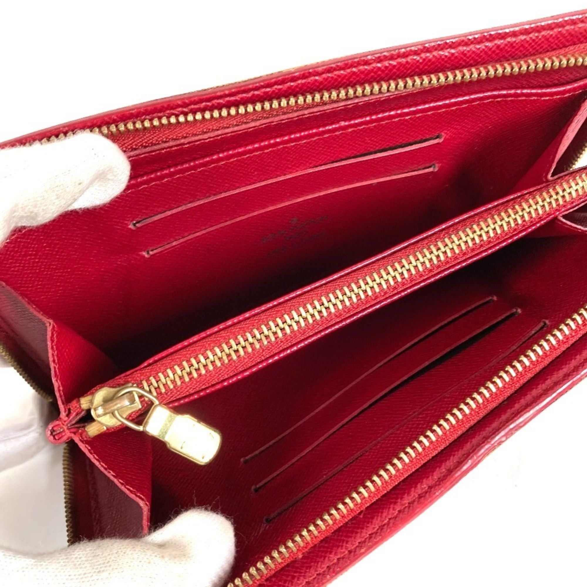 Louis Vuitton LOUIS VUITTON M95006 Monogram Cherry Porte Monnaie Zip Long Wallet (Round Zipper) - Women's, Brown Size ONE SIZE - 10 Thumbnail