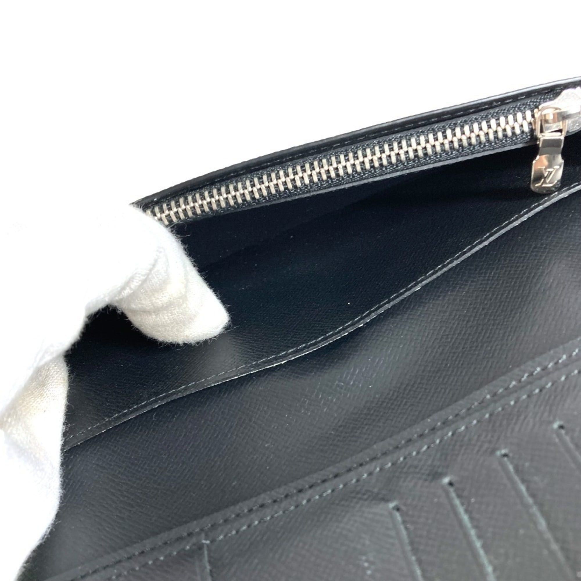 Louis Vuitton LOUIS VUITTON M60622 Epi Portefeuille Brazza Bi-fold Long Wallet, Leather, Men's/Women's, Noir Black Size ONE SIZE - 12 Thumbnail