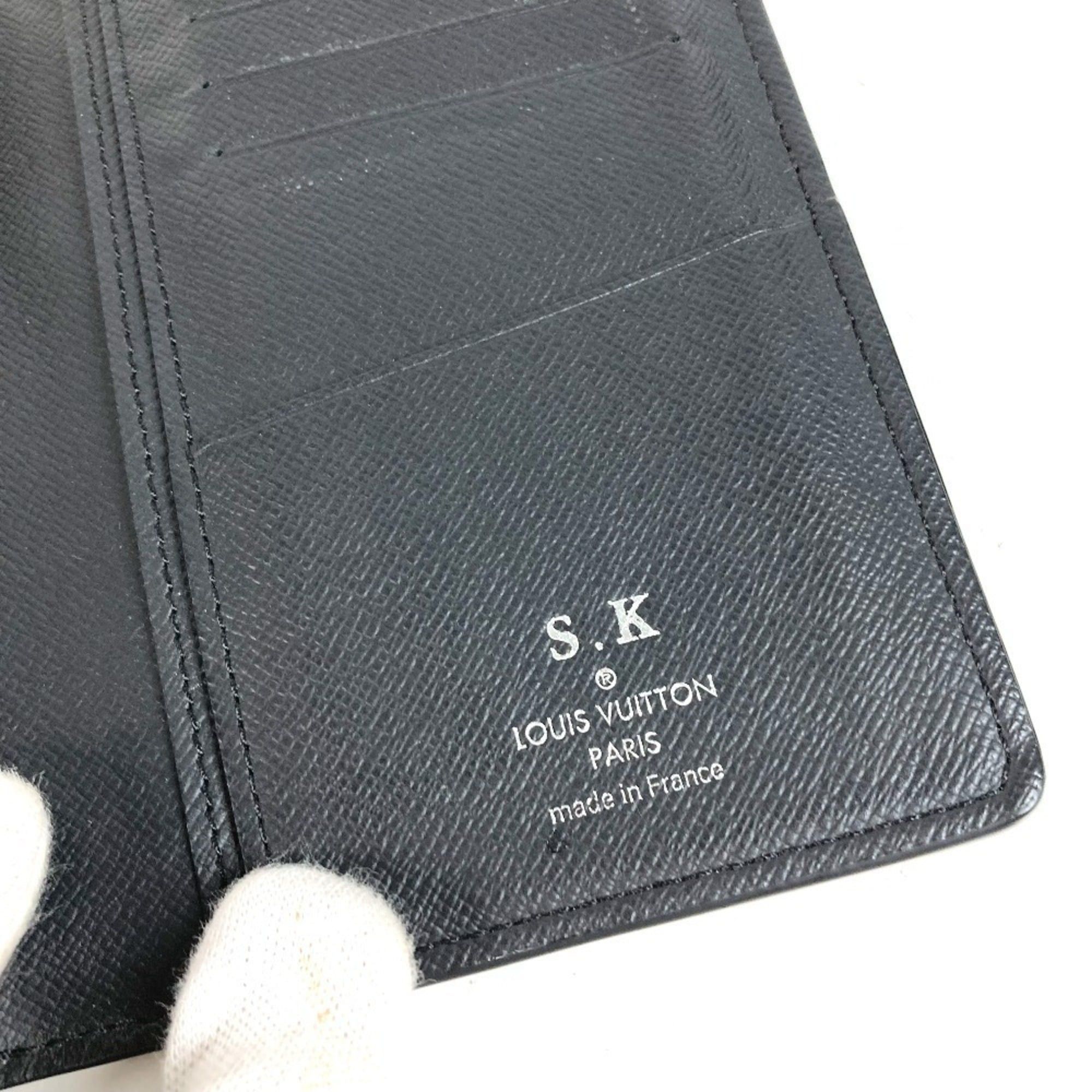 Louis Vuitton LOUIS VUITTON M60622 Epi Portefeuille Brazza Bi-fold Long Wallet, Leather, Men's/Women's, Noir Black Size ONE SIZE - 7 Thumbnail