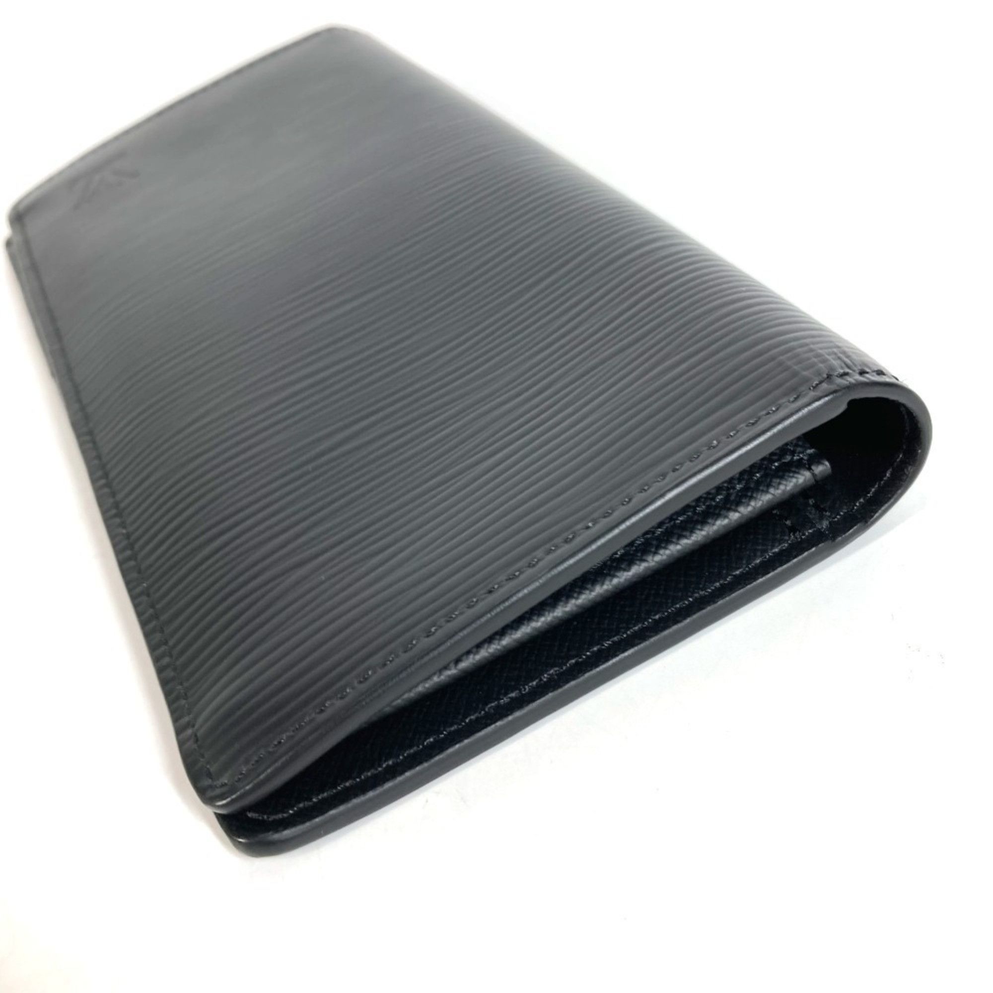 Louis Vuitton LOUIS VUITTON M60622 Epi Portefeuille Brazza Bi-fold Long Wallet, Leather, Men's/Women's, Noir Black Size ONE SIZE - 3 Thumbnail