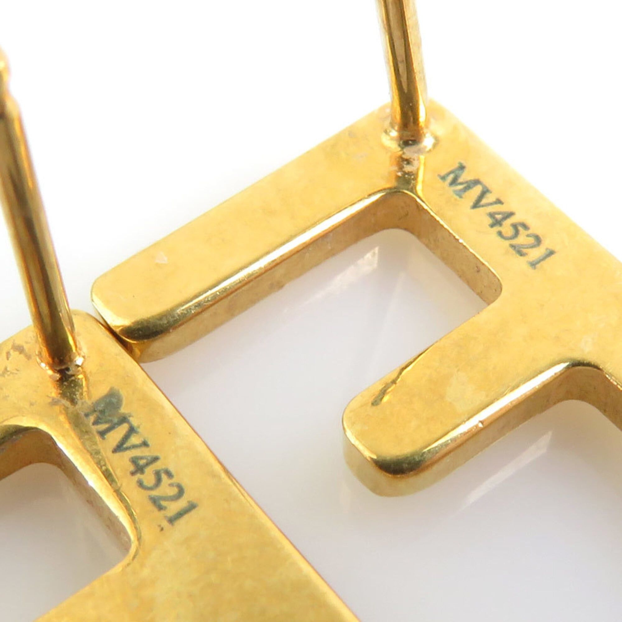 Fendi Fendi Earrings Drop Metal Gold Women's 8AH031 h32213k Size ONE SIZE - 6 Thumbnail