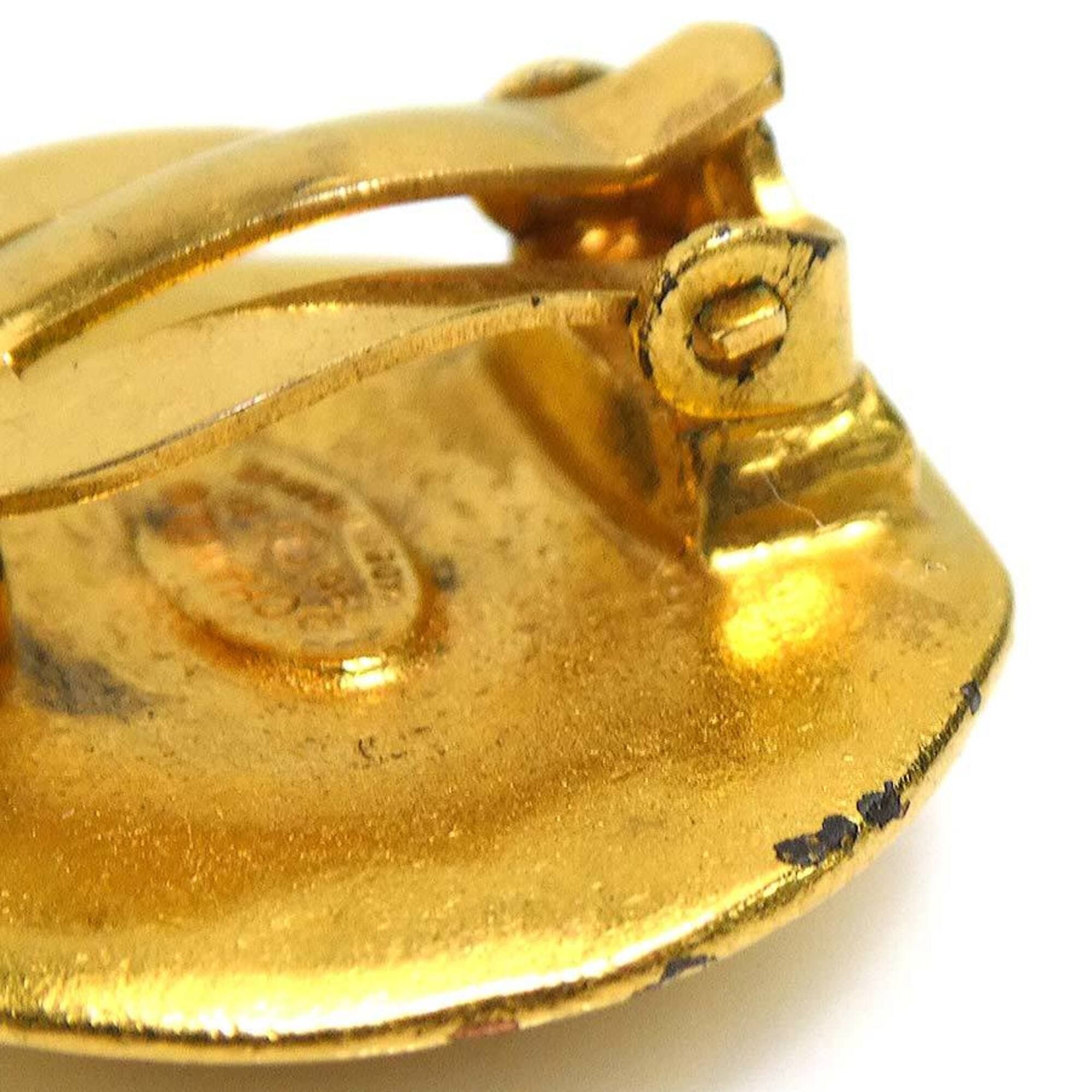 Chanel Chanel earrings, Coco Mark design, metal, gold, women's, e61890j Size ONE SIZE - 7 Thumbnail