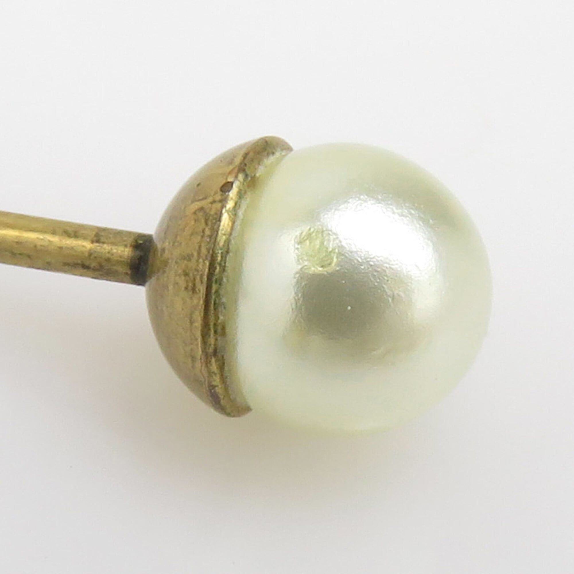 Dior Christian Dior earrings, Ja Dior, metal, faux pearl, gold, women's, h32218k Size ONE SIZE - 10 Thumbnail