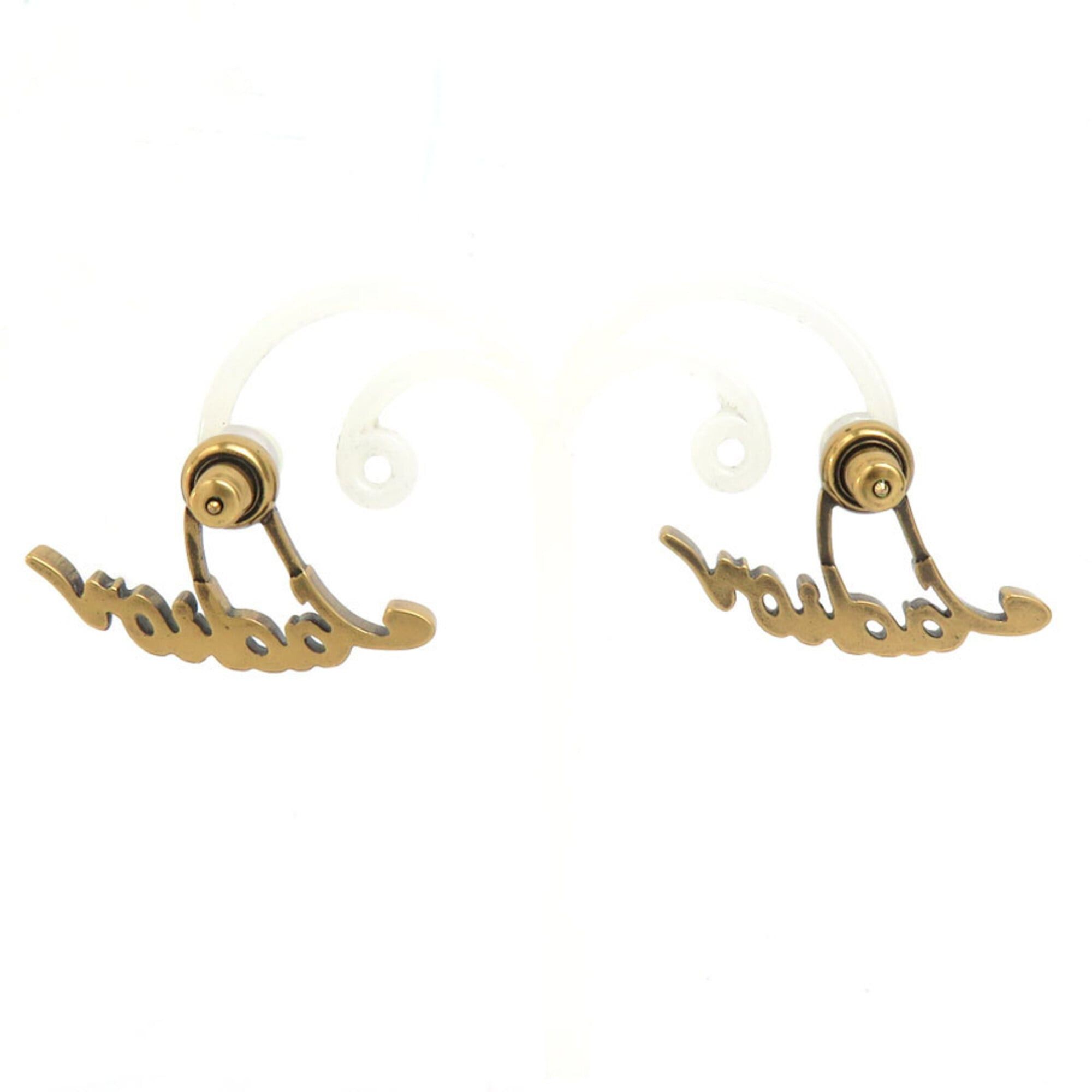 Dior Christian Dior earrings, Ja Dior, metal, faux pearl, gold, women's, h32218k Size ONE SIZE - 3 Thumbnail