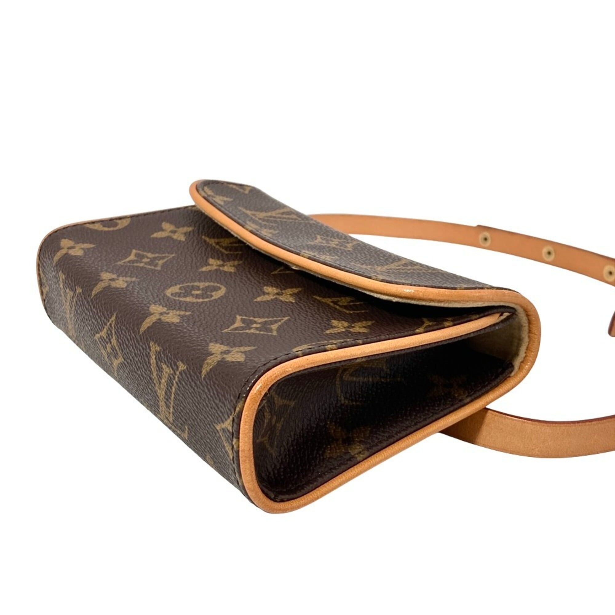 Louis Vuitton Louis Vuitton Florentine Pochette Waist Bag M51855 Brown FL0053 Handbag Pouch Size ONE SIZE - 3 Thumbnail