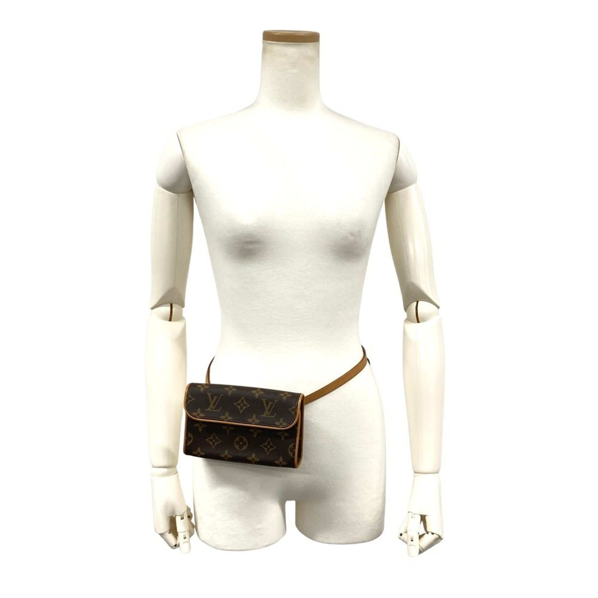 Louis Vuitton Louis Vuitton Florentine Pochette Waist Bag M51855 Brown FL0053 Handbag Pouch Size ONE SIZE - 7 Thumbnail