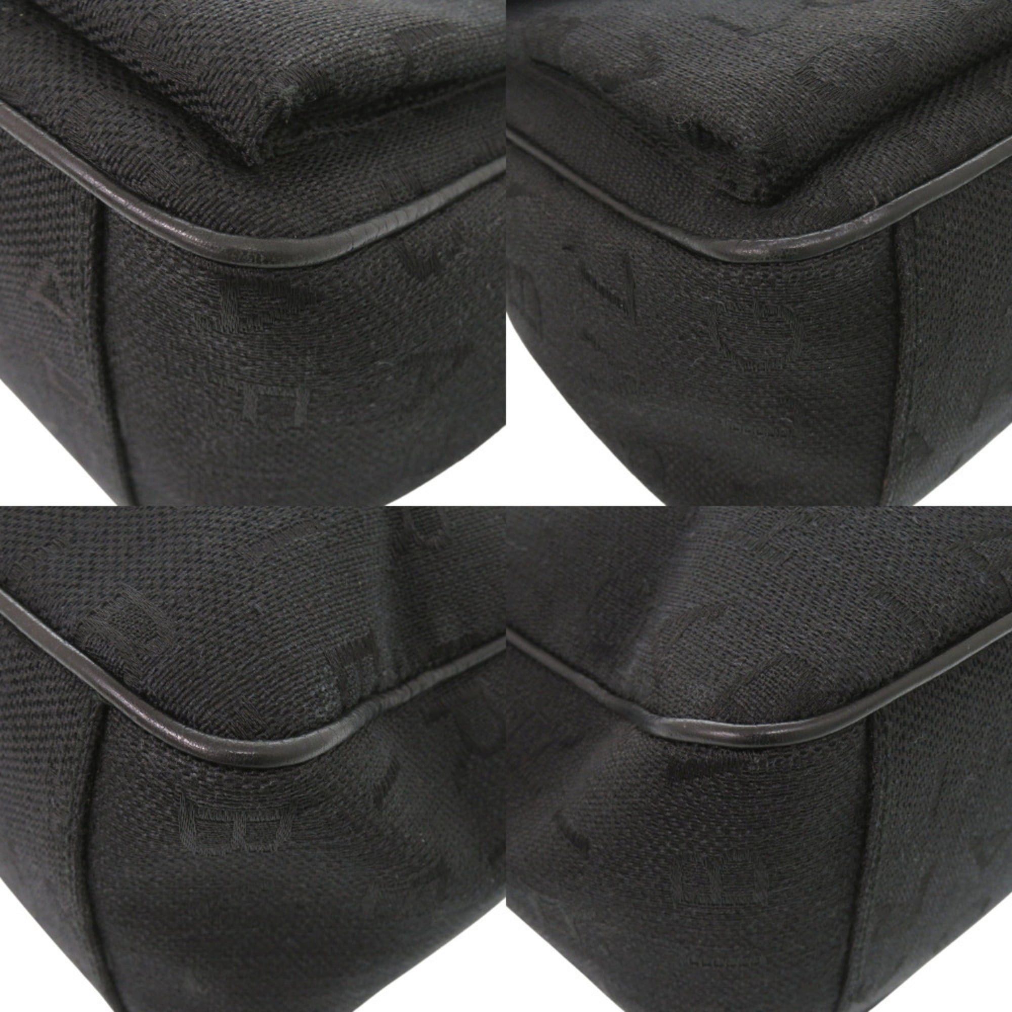 Bvlgari Excellent condition Bulgari Logomania canvas black shoulder bag 0569BVLGARI Size ONE SIZE - 4 Thumbnail