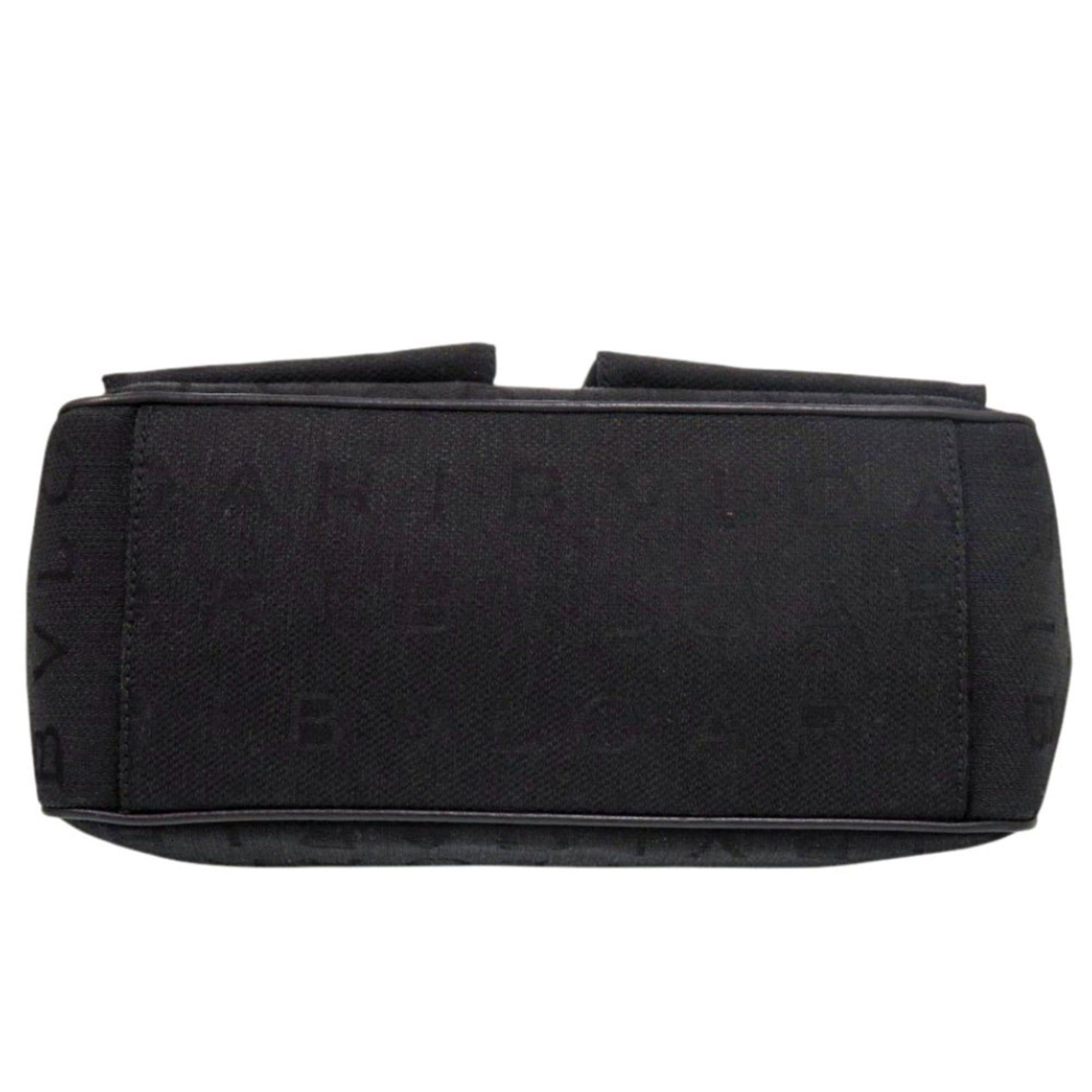 Bvlgari Excellent condition Bulgari Logomania canvas black shoulder bag 0569BVLGARI Size ONE SIZE - 5 Thumbnail