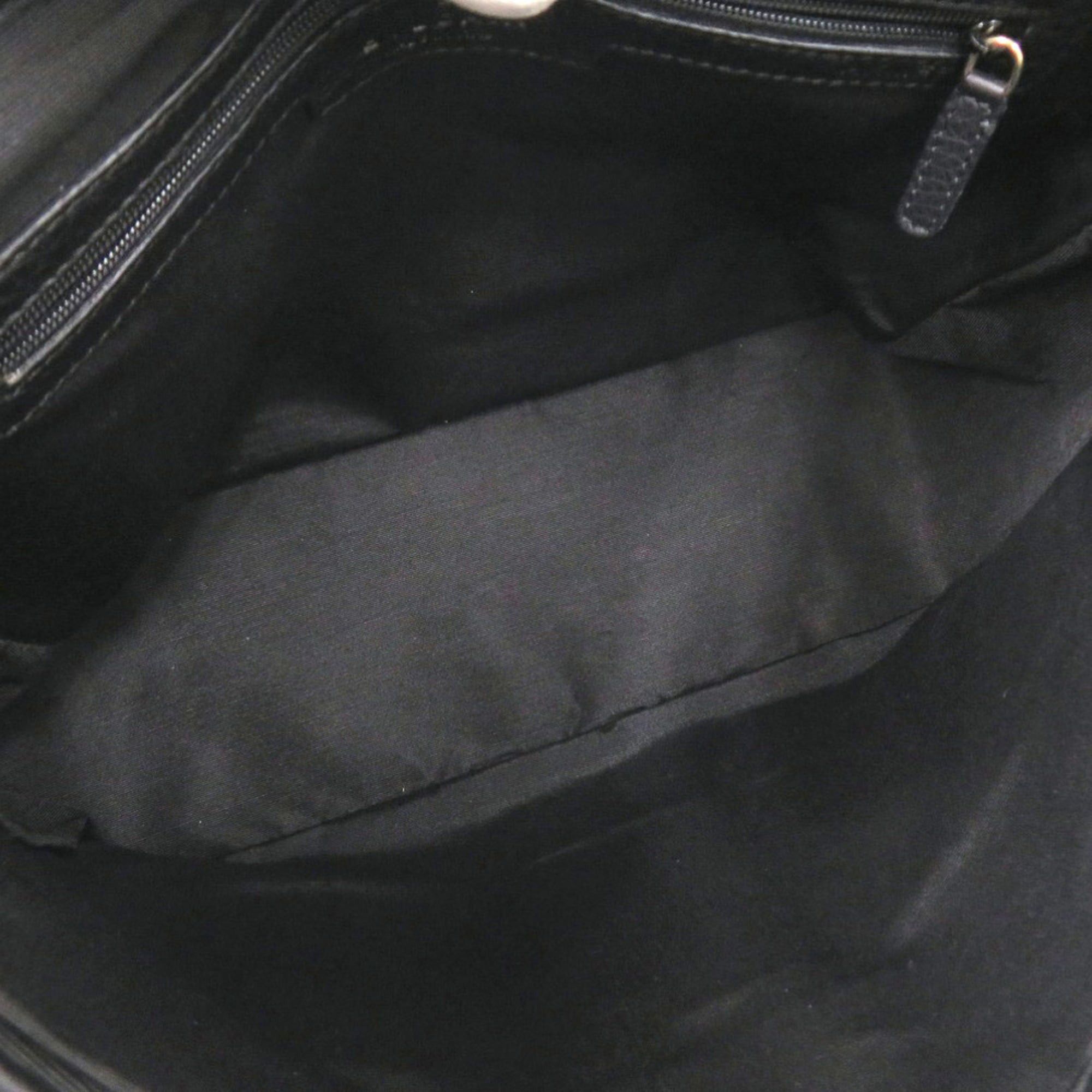 Bvlgari Excellent condition Bulgari Logomania canvas black shoulder bag 0569BVLGARI Size ONE SIZE - 7 Thumbnail