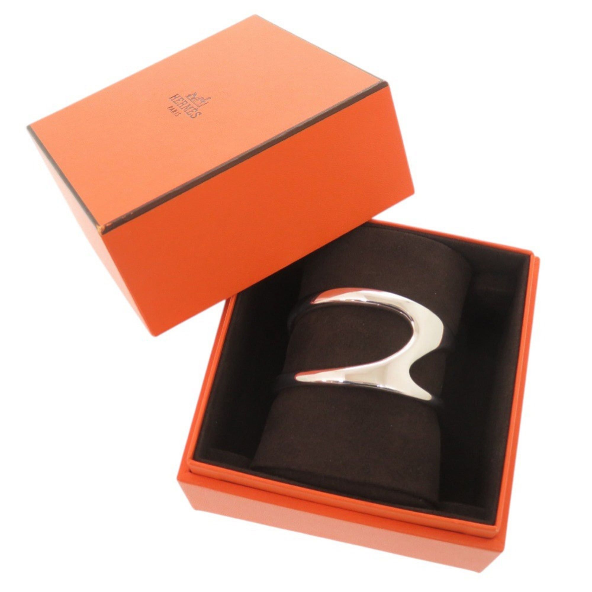 Hermes Excellent condition Hermes Chaine d'Ancre Punk #14 Sterling Silver 925 Bangle Bracelet 1182HERMES Size ONE SIZE - 2 Thumbnail