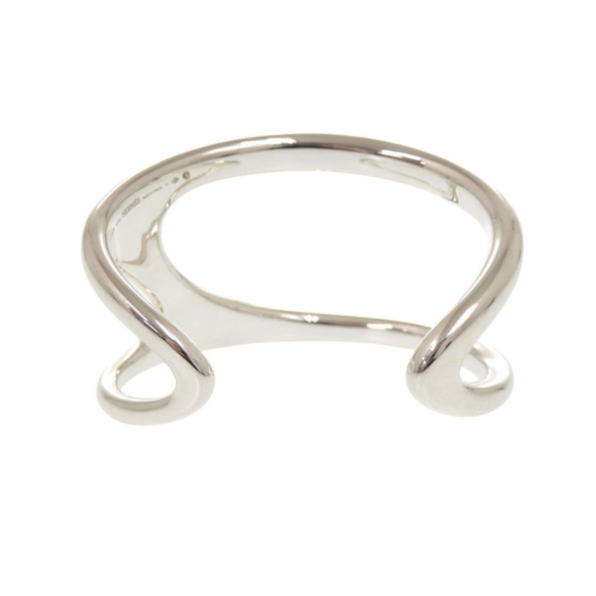 Hermes Excellent condition Hermes Chaine d'Ancre Punk #14 Sterling Silver 925 Bangle Bracelet 1182HERMES Size ONE SIZE - 4 Thumbnail