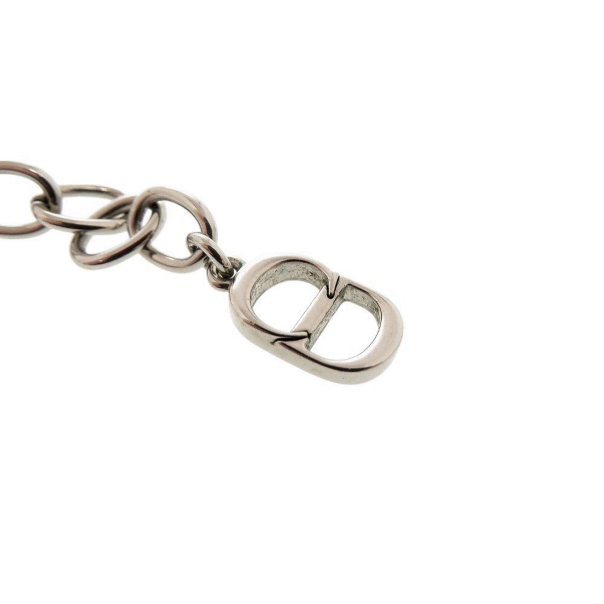 Dior Christian Dior Excellent condition Dior chain link brass rhinestone silver necklace 1713Dior Size ONE SIZE - 7 Thumbnail