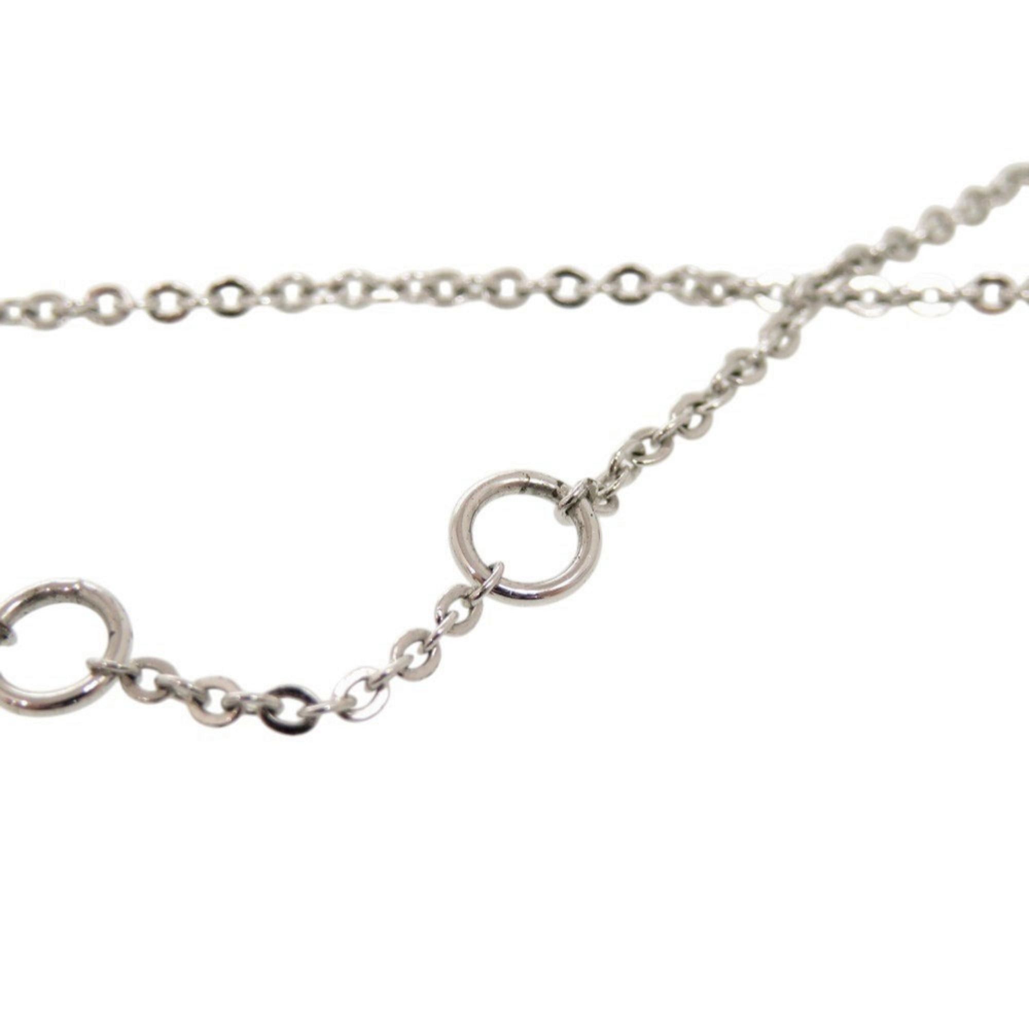 Dior Christian Dior Teddy Bear Crown Metal Silver Necklace 1642 Size ONE SIZE - 7 Thumbnail