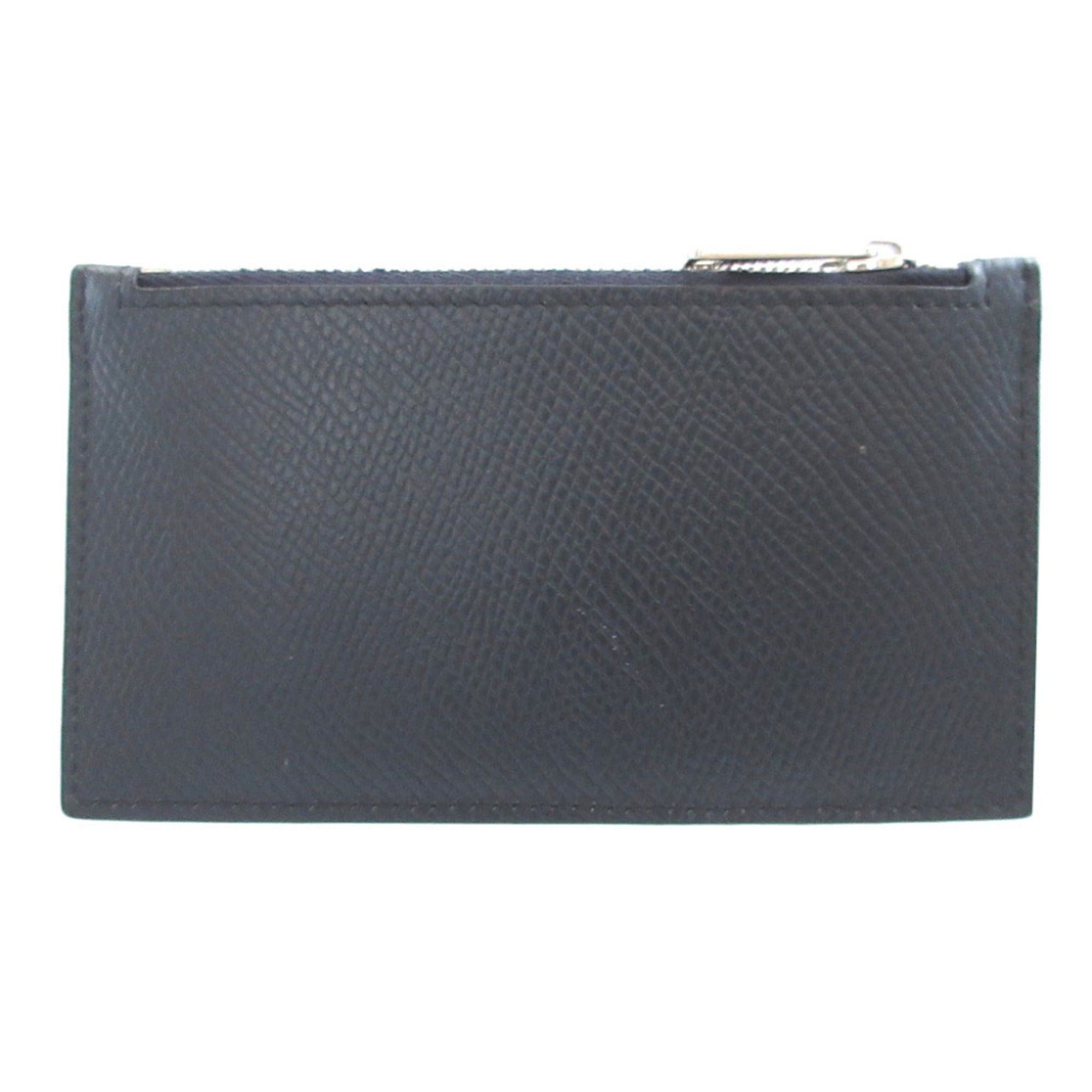 Celine Excellent condition Celine Compact Zip Card Holder, 2019 model, Leather, Navy, Fragment Case, 0410CELINE Size ONE SIZE - 3 Thumbnail