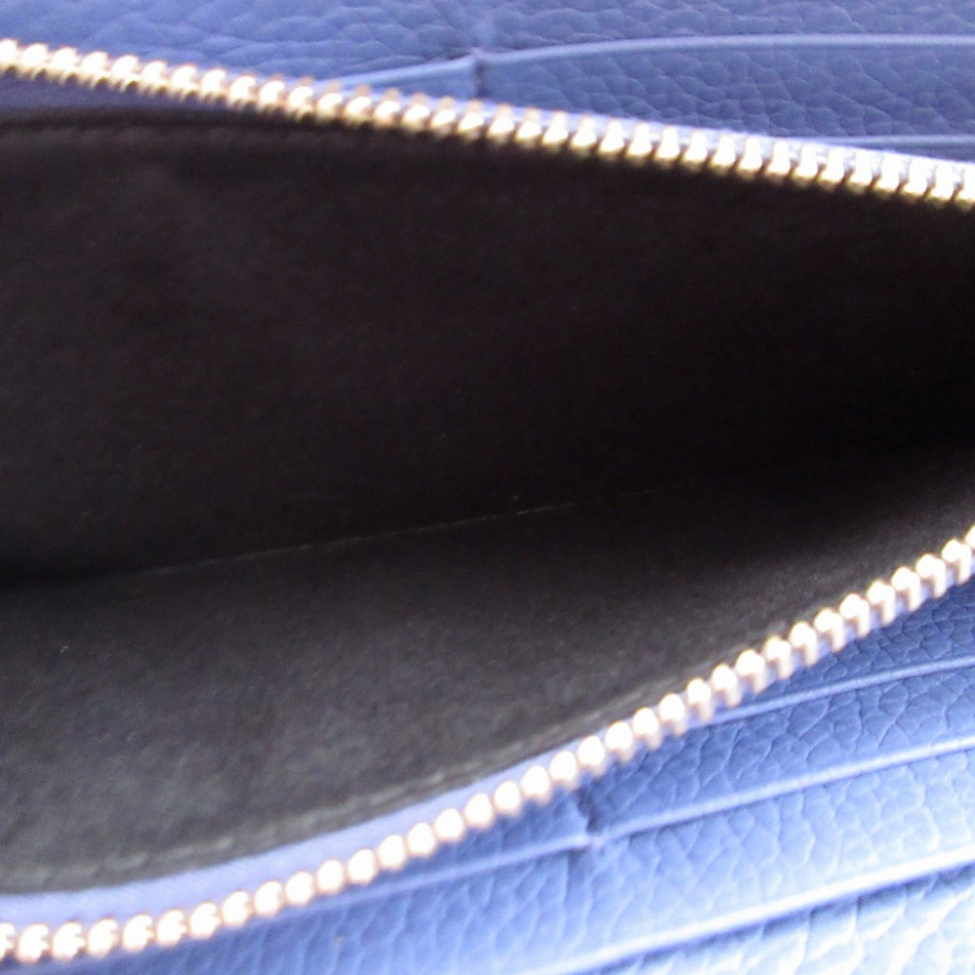 Salvatore Ferragamo Excellent condition Salvatore Ferragamo Gancini 22C843 Leather Purple Round Zip Long Wallet 0858Salvatore Size ONE SIZE - 4 Thumbnail