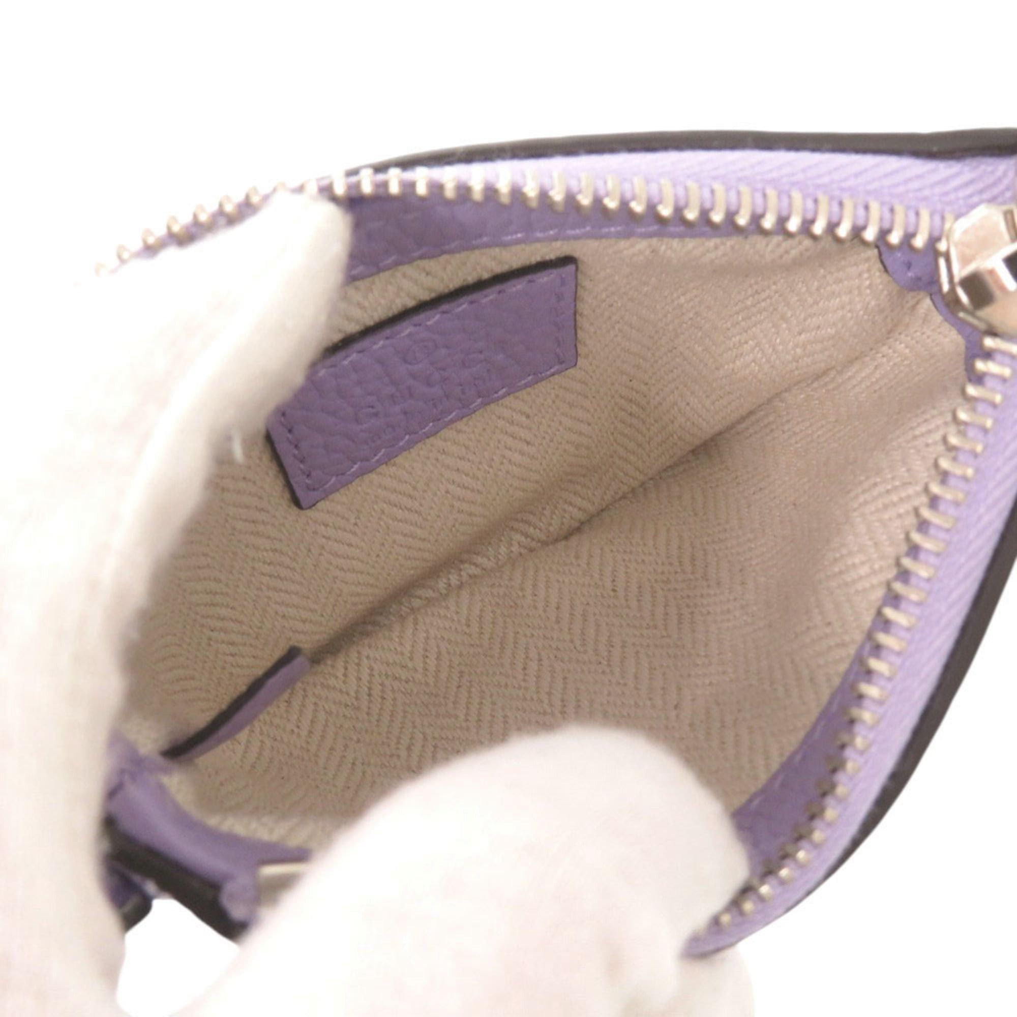 Gucci Unused Gucci logo 821831 leather purple micro mini shoulder bag 1478GUCCI Size ONE SIZE - 5 Thumbnail