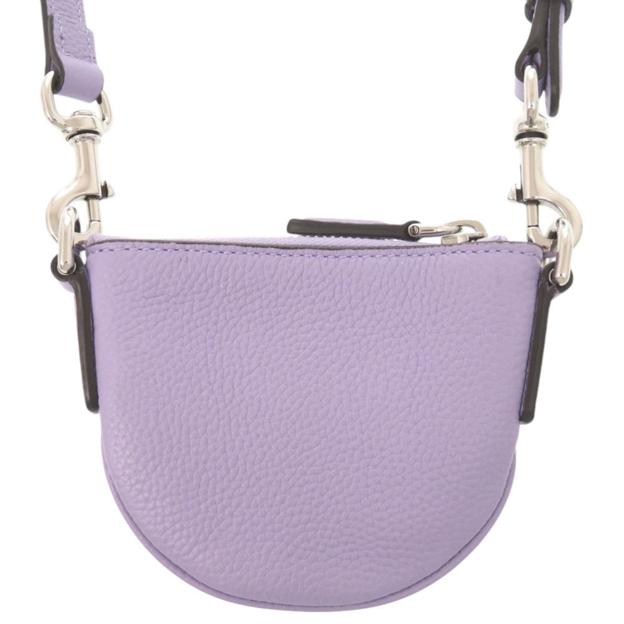 Gucci Unused Gucci logo 821831 leather purple micro mini shoulder bag 1478GUCCI Size ONE SIZE - 3 Thumbnail