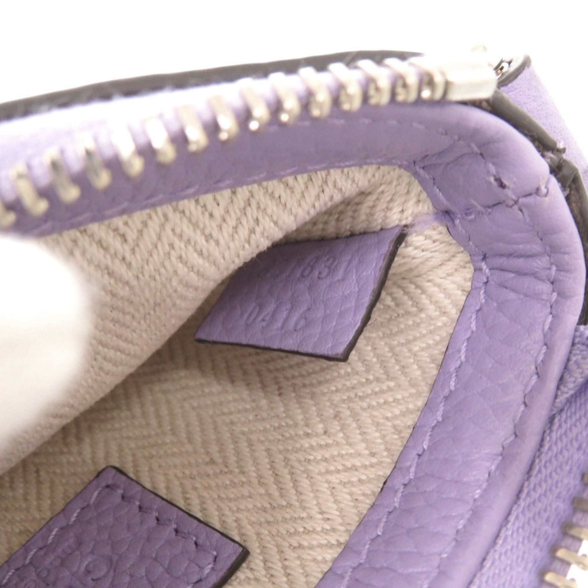 Gucci Unused Gucci logo 821831 leather purple micro mini shoulder bag 1478GUCCI Size ONE SIZE - 7 Thumbnail