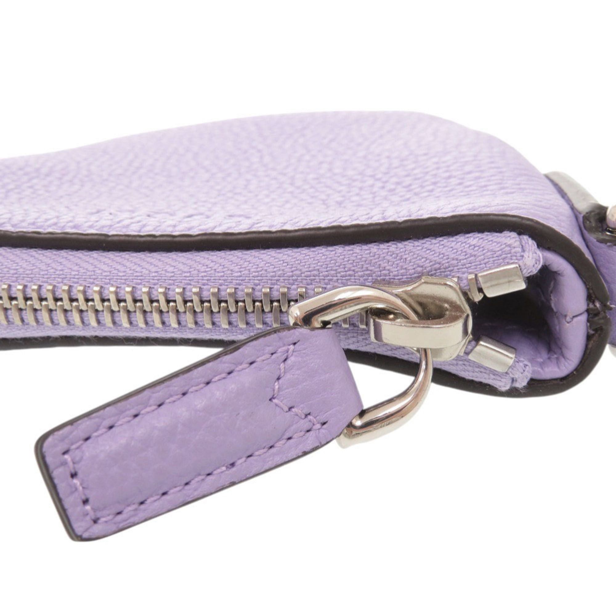 Gucci Unused Gucci logo 821831 leather purple micro mini shoulder bag 1478GUCCI Size ONE SIZE - 8 Thumbnail