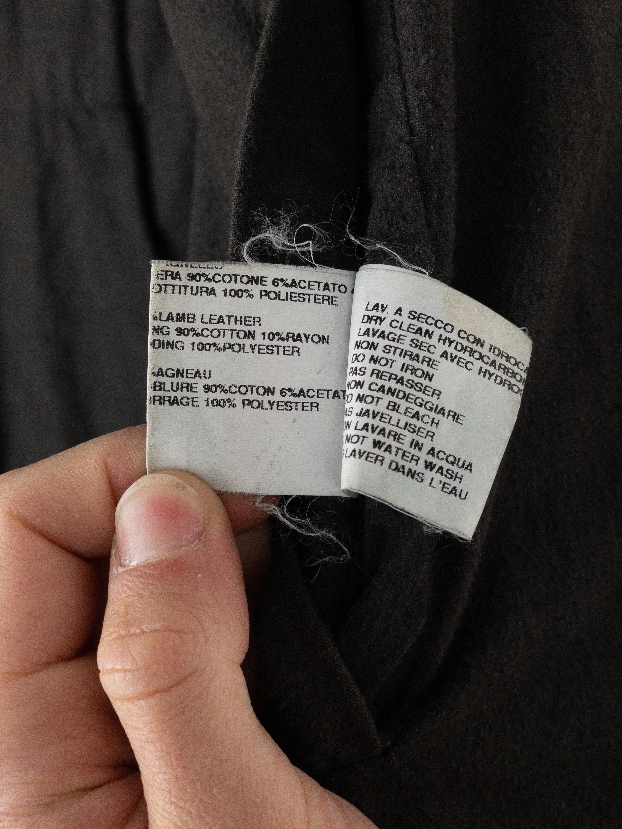 Rick Owens AW04 QUEEN Blistered Leather Police Bomber Jacket Size US L / EU 52-54 / 3 - 13 Thumbnail