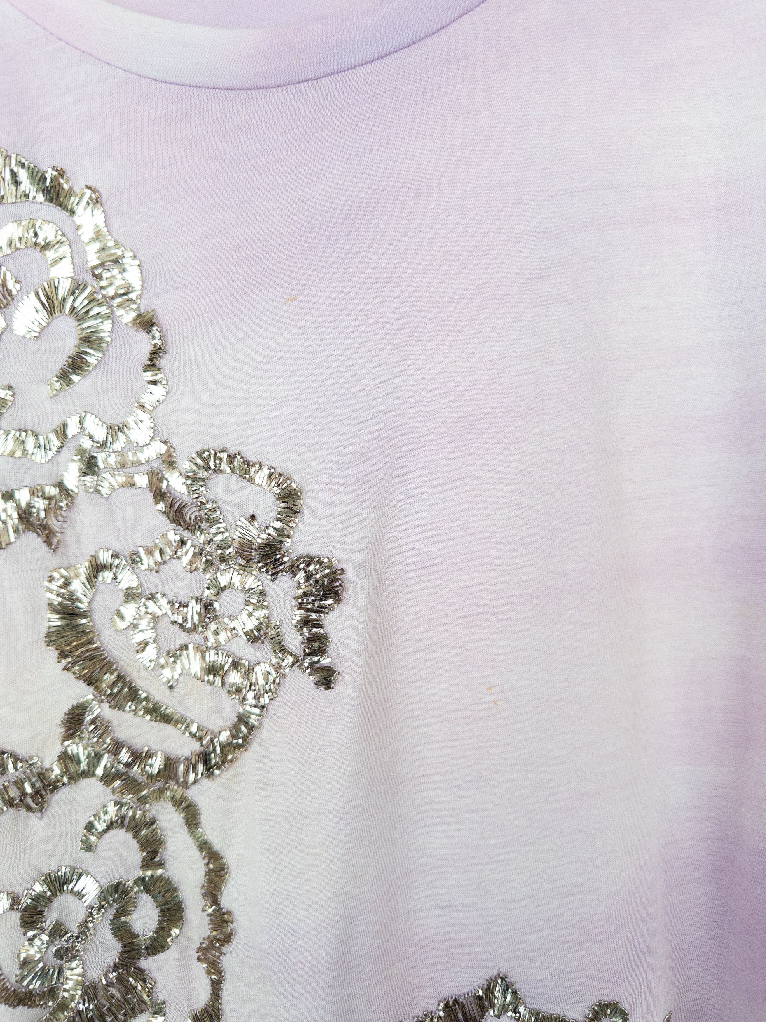 Balmain by Decarnin 2010s ¾-Sleeve Metal Thread Floral Embroidery To Size S / US 4 / IT 40 - 4 Thumbnail