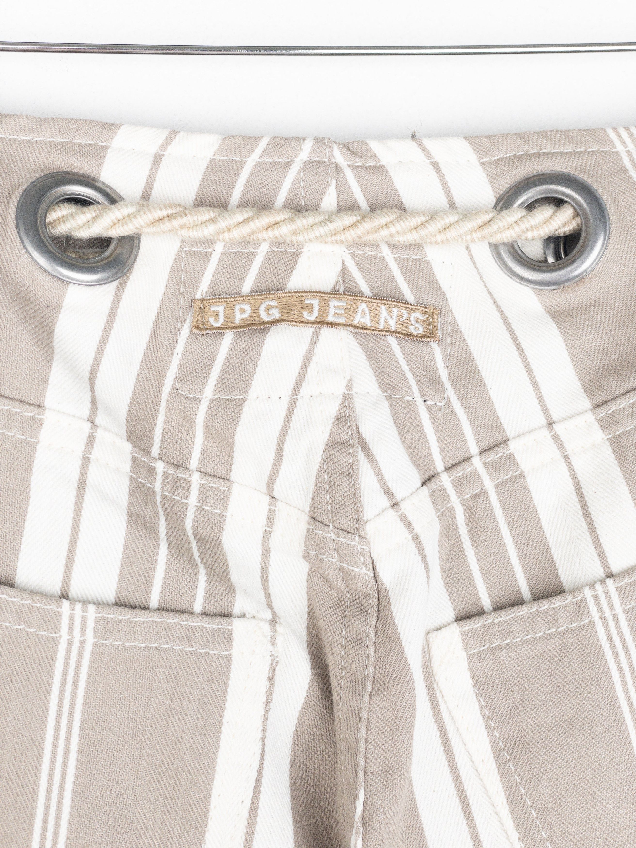 Jean Paul Gaultier 1990s Striped Rope-Belt Sailor Pants Size US 30 / EU 46 - 6 Thumbnail